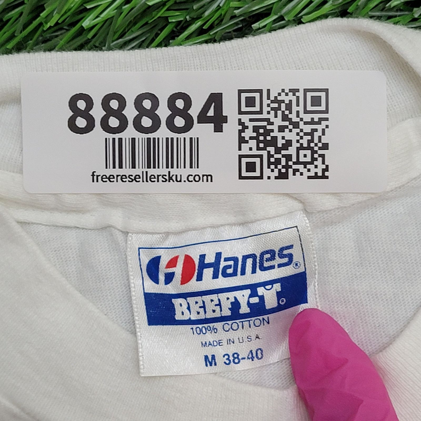 Hanes VTG 80s Underground Atlanta T-Shirt S Memphis Design Art Tee Size US S / EU 44-46 / 1 - 11 Thumbnail