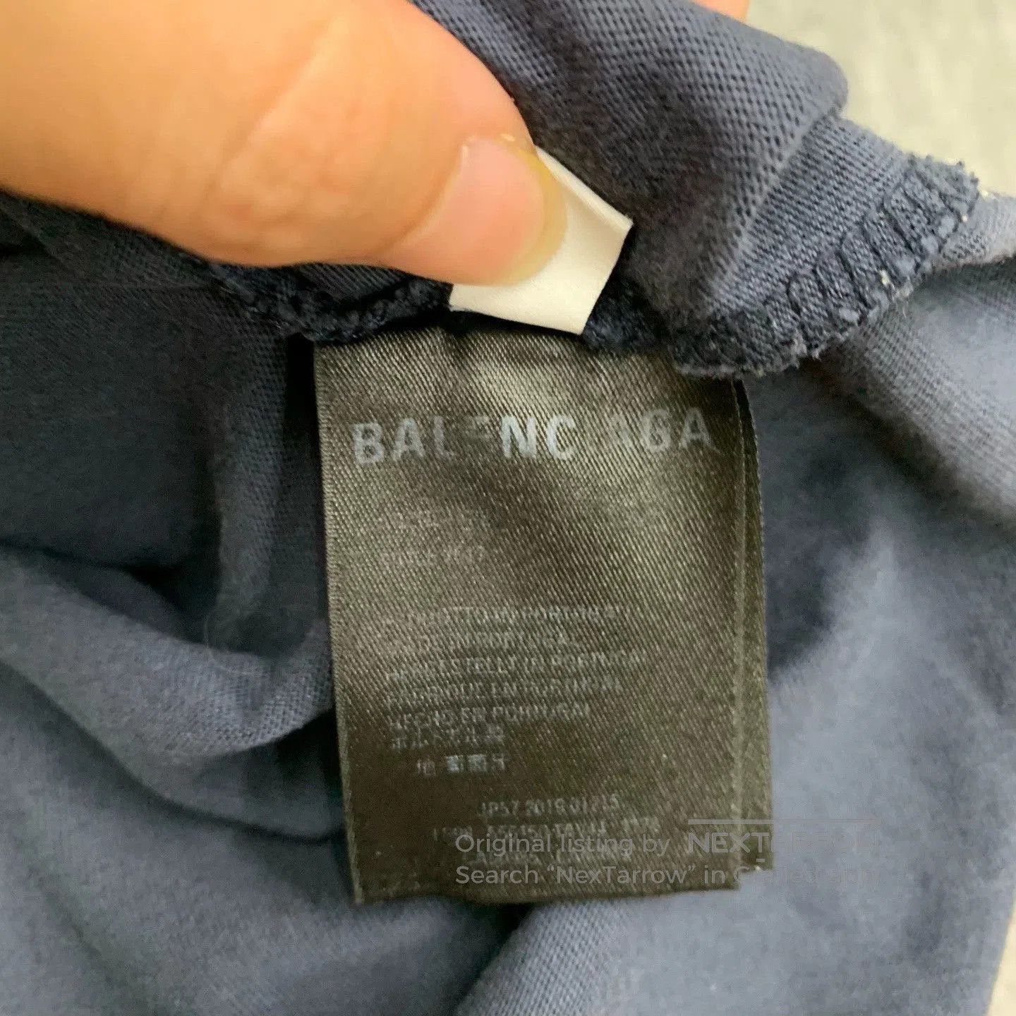 Balenciaga Balenciaga Navy Coke Print T-shirt. Size US XL / EU 56 / 4 - 7 Thumbnail