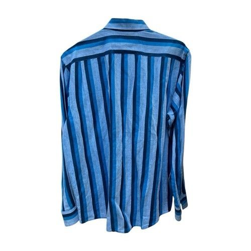 Michael Kors Michael Kors Men's Size Medium Long Sleeve Button Up Striped Size US M / EU 48-50 / 2 - 3 Thumbnail