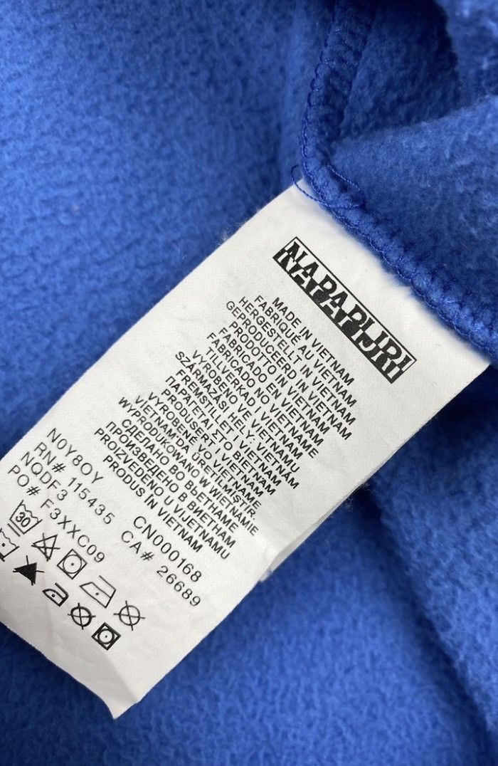 Napapijri × Vintage Napapijri Anorak Sherpa Synchilla Fleece Jacket Size L / US 10 / IT 46 - 10 Thumbnail