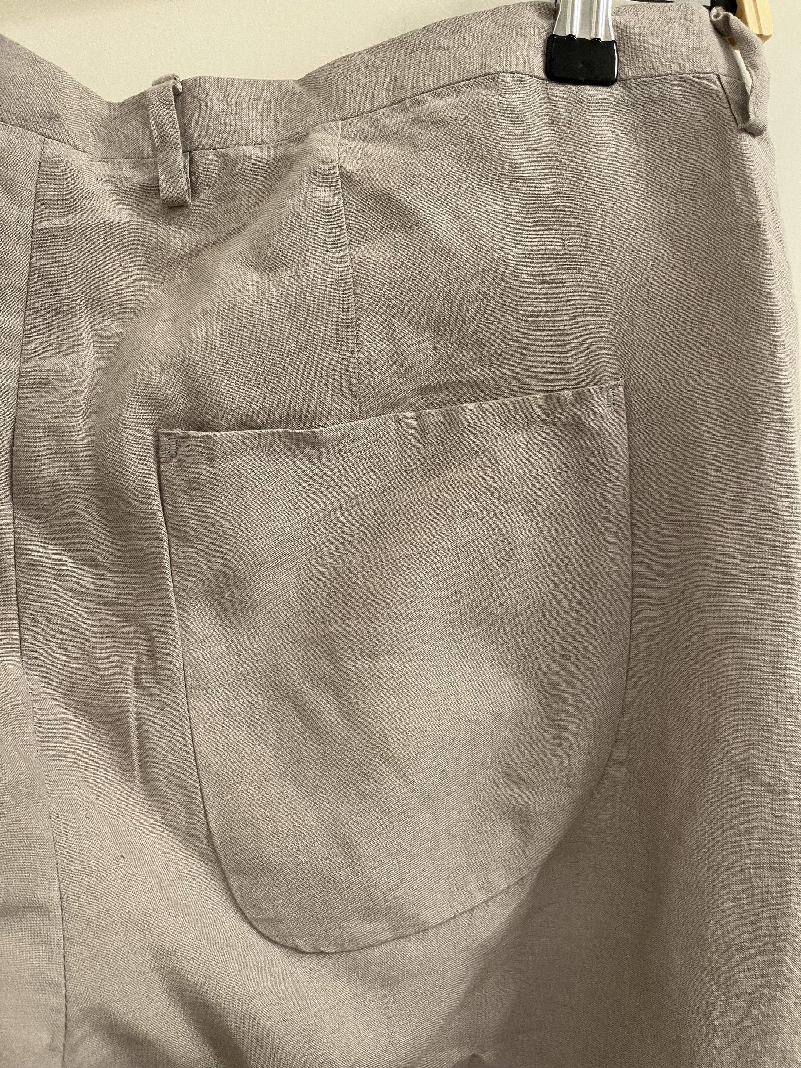 Label Under Construction Label Under Construction one cut pants gray linen $900 Size US 32 / EU 48 - 9 Thumbnail