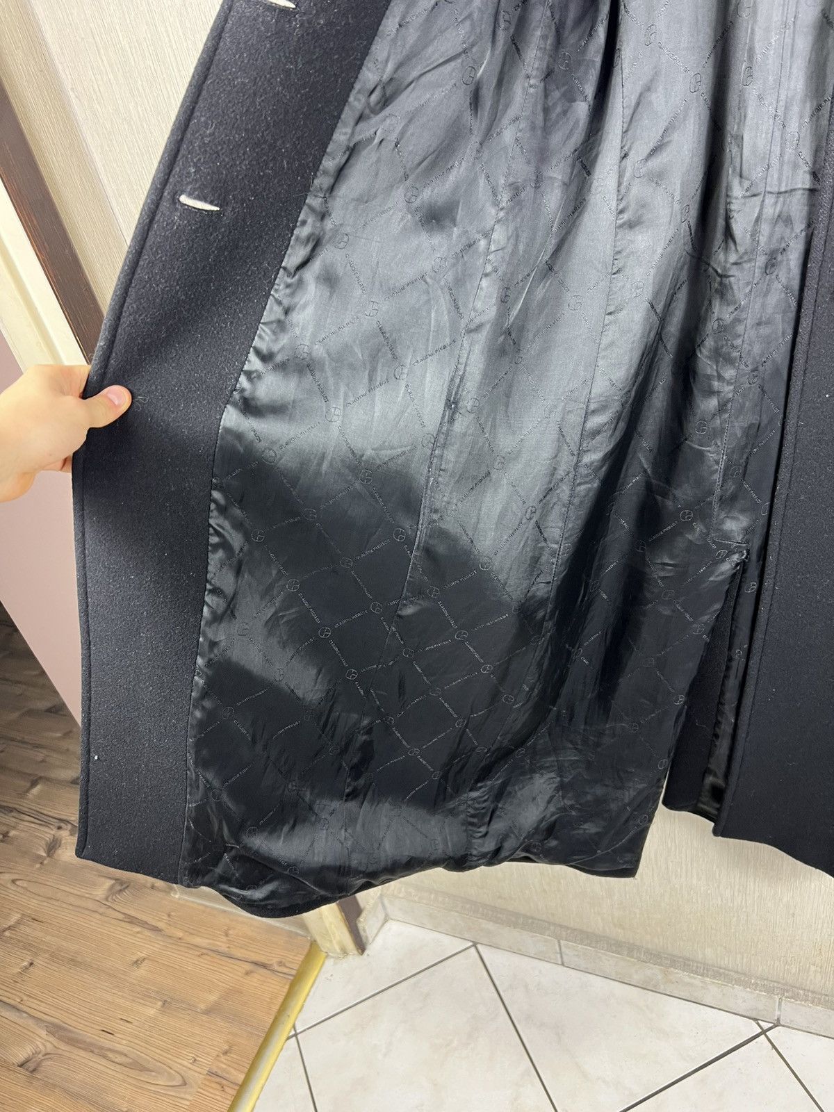 Other Claudie Pierlot Paris long wool coat parka designer jacket Size XS / US 0-2 / IT 36-38 - 17 Thumbnail