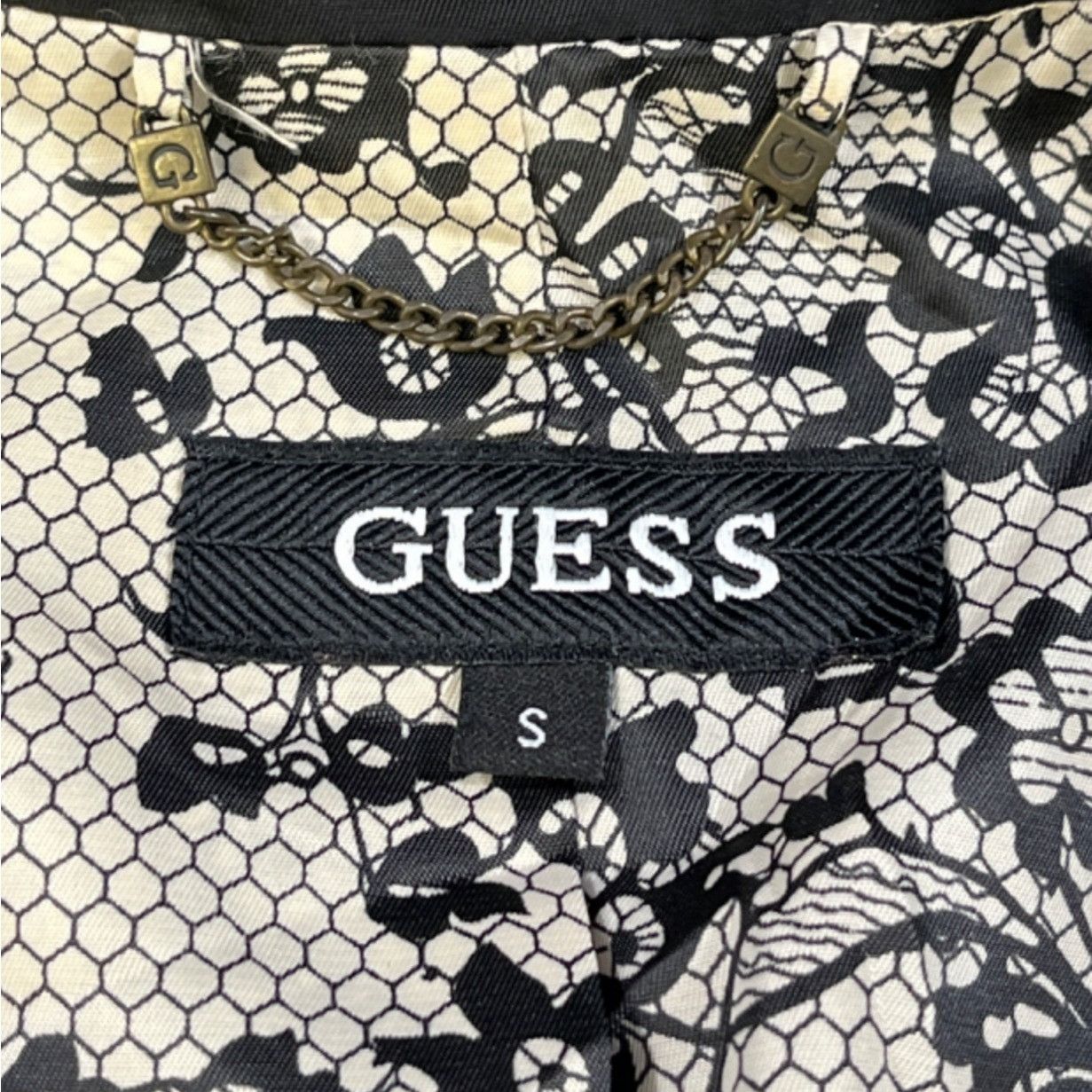 Guess Guess Women's Black Buttoned Trench Coat Size S SKU 5067 Size S / US 4 / IT 40 - 5 Thumbnail