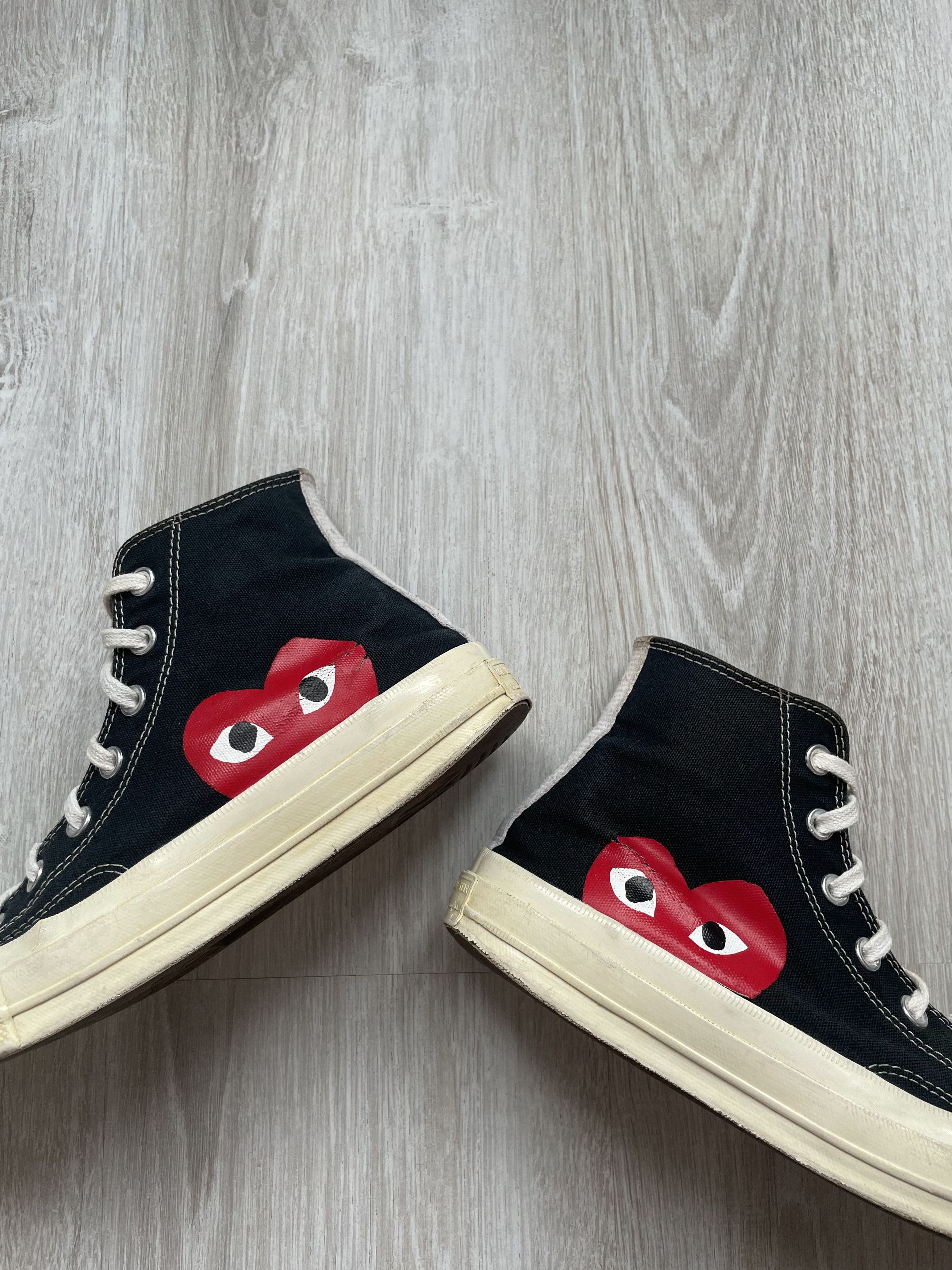 Comme des Garcons Converse Chuck Taylor x Comme des Garçons PLAY Size US 6 / EU 39 - 4 Thumbnail