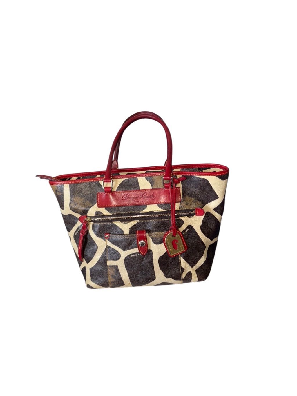Dooney & Bourke Dooney & Bourke Vintage Rare Leather Tote Size ONE SIZE - 1 Thumbnail