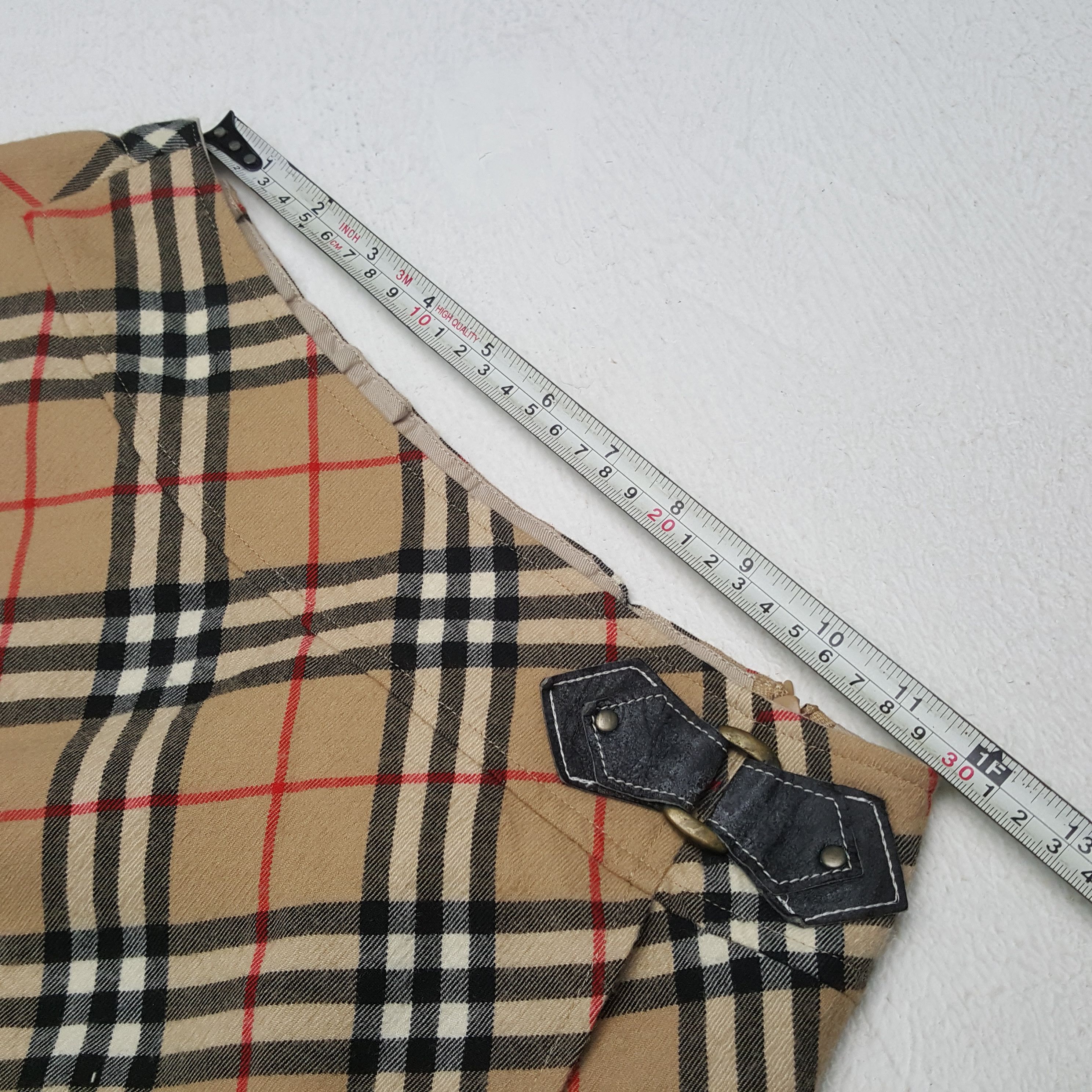 Burberry × Vintage Vintage BURBERRY LONDON Luxury Fashion Brand Skirts C280N30 Size 23" - 7 Thumbnail