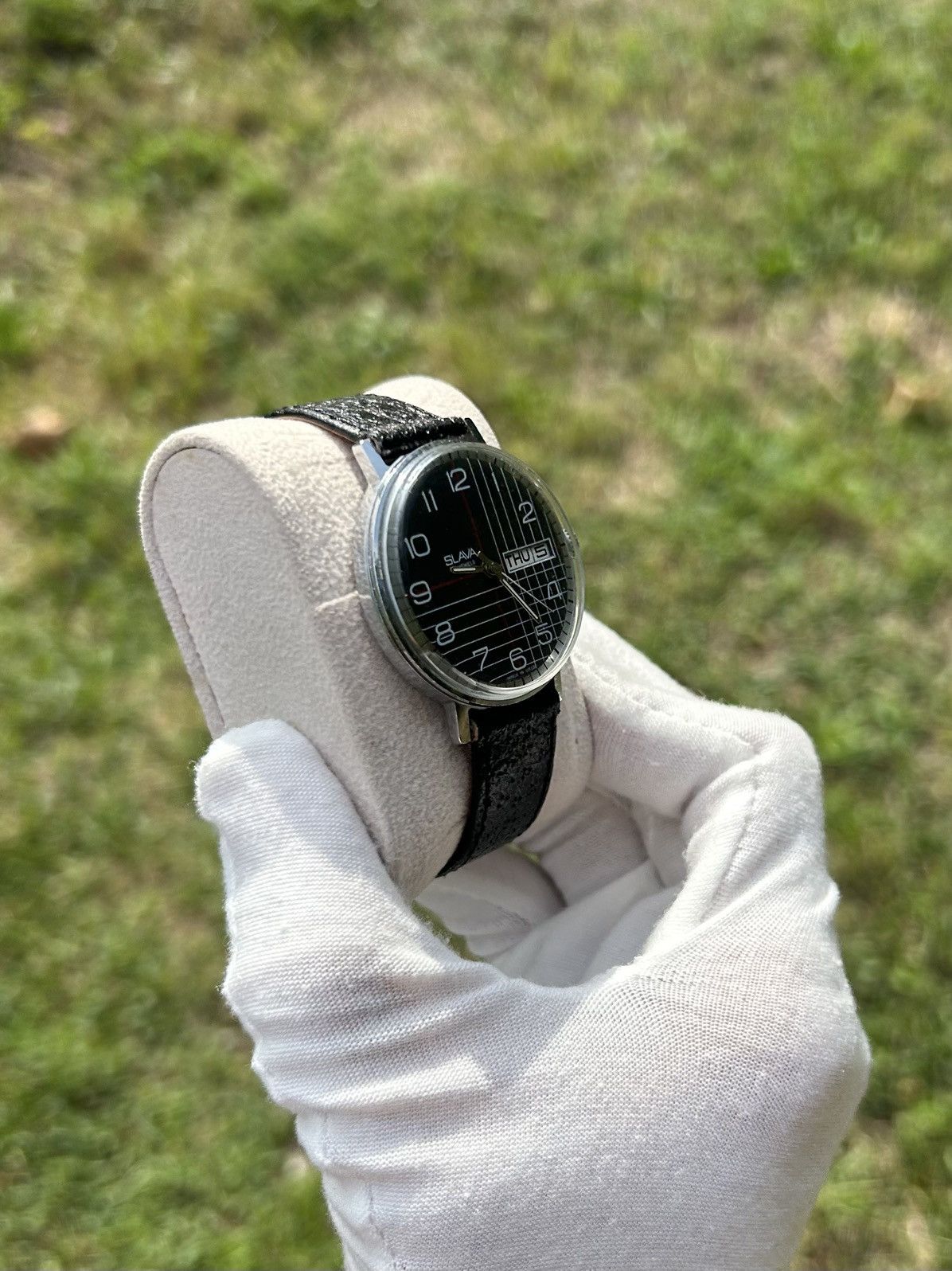 Vintage Vintage Watch Slava USSR Soviet Mechanical 1980s Size ONE SIZE - 7 Thumbnail