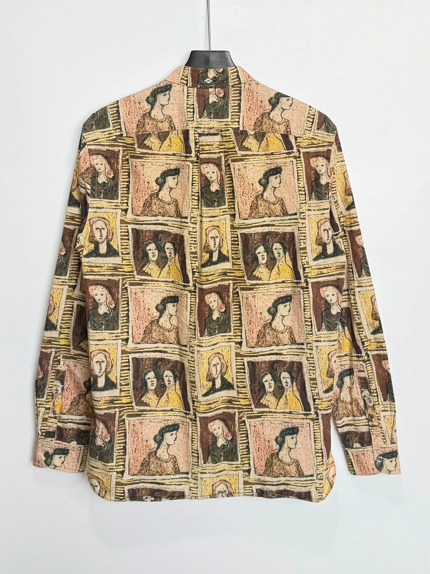 Burberry Burberry Portrait Print Long Sleeve Shirt M 95% New Size US M / EU 48-50 / 2 - 4 Thumbnail