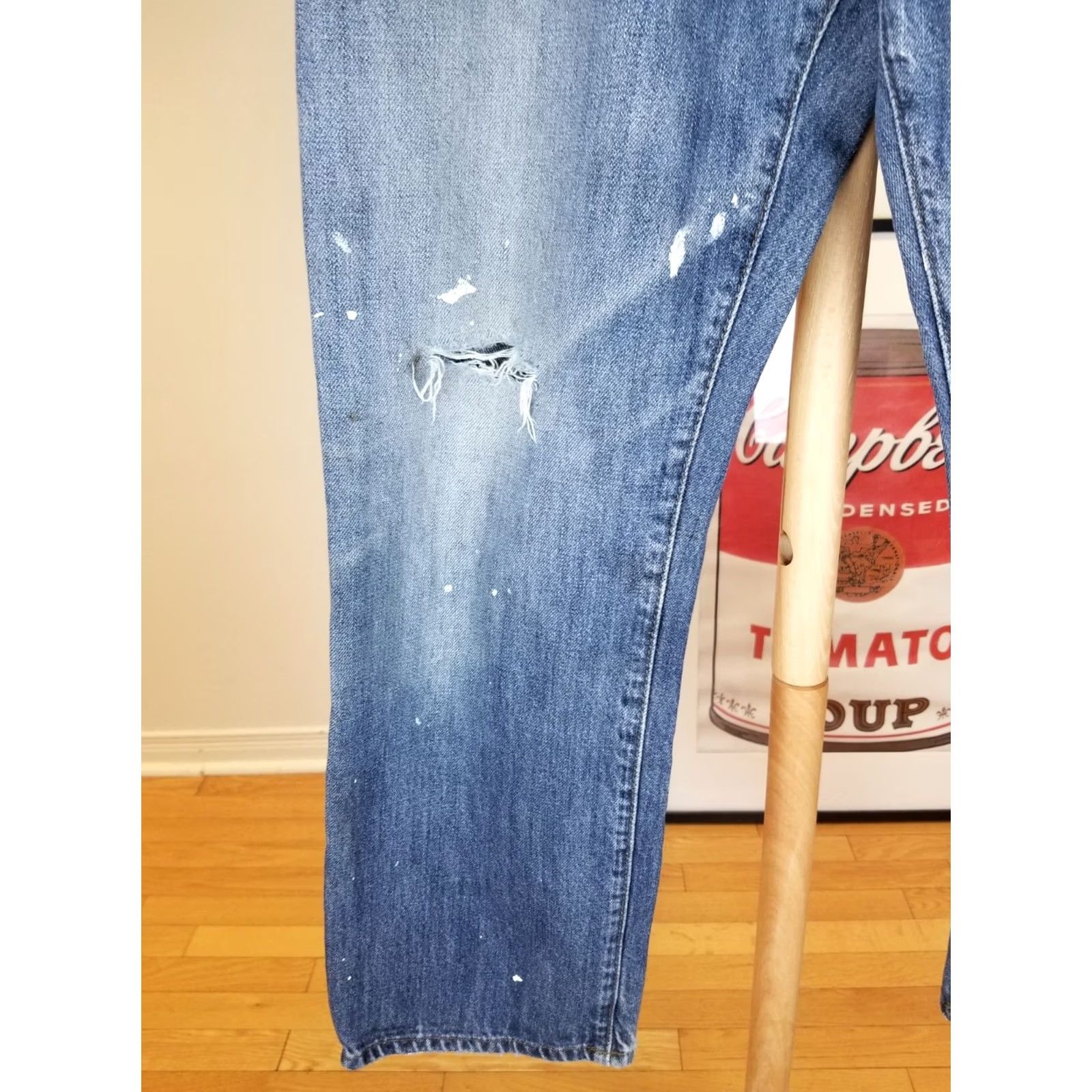 Gap VINTAGE GAP DISTRESSED FADED DENIM JEANS SZ 30 Shoes? Size US 30 / EU 46 - 4 Thumbnail