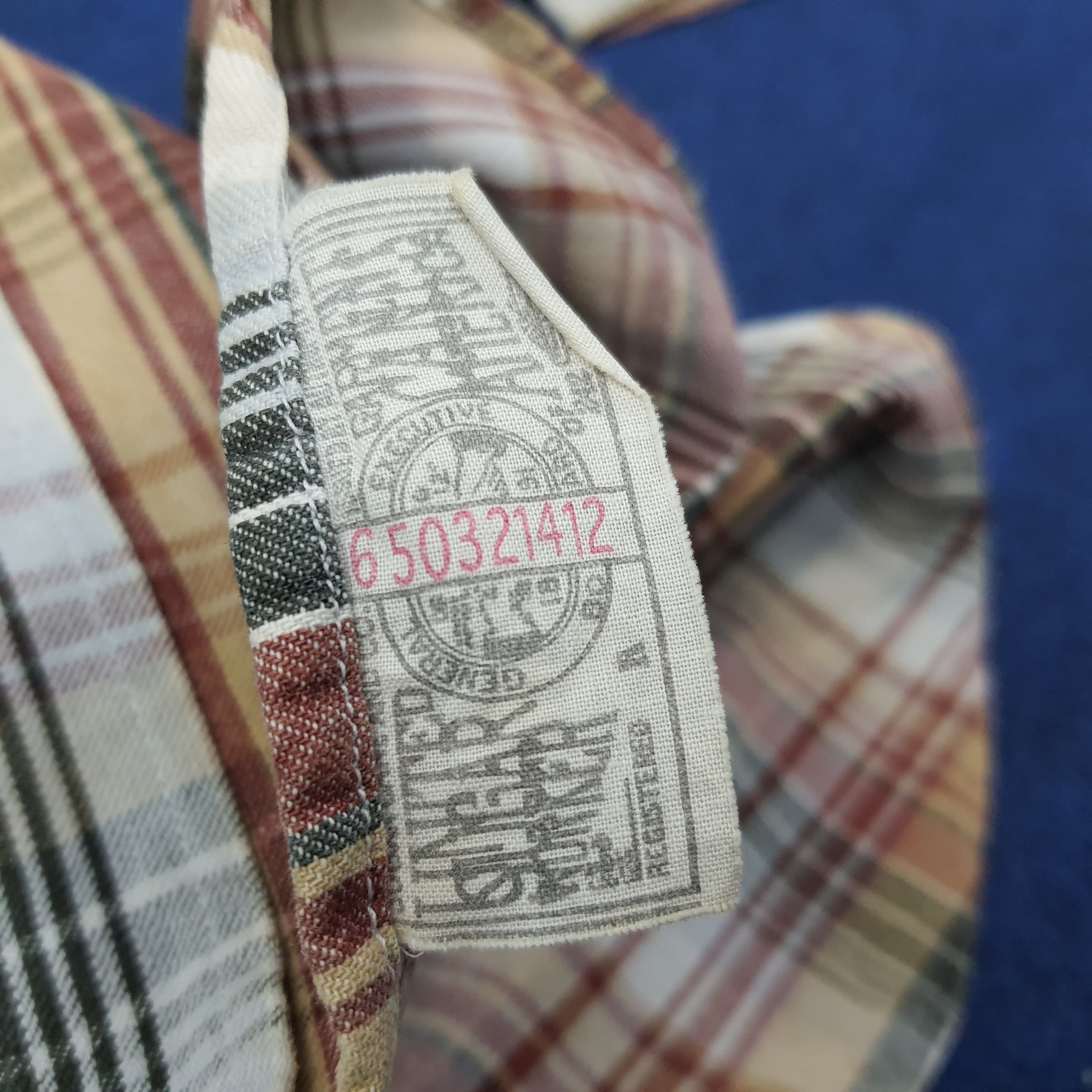 Sugar Cane Vintage Sugar Cane SC23607 Plaid Button Up Shirt C267N18 Size US S / EU 44-46 / 1 - 7 Thumbnail