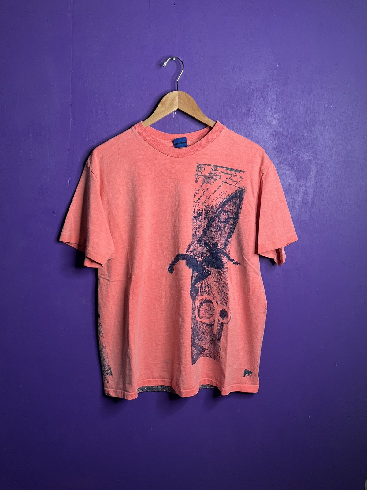 Ocean Pacific × Vintage Vintage 1989 Ocean pacific AOP back surfing t-shirt Size US L / EU 52-54 / 3 - 1 Thumbnail