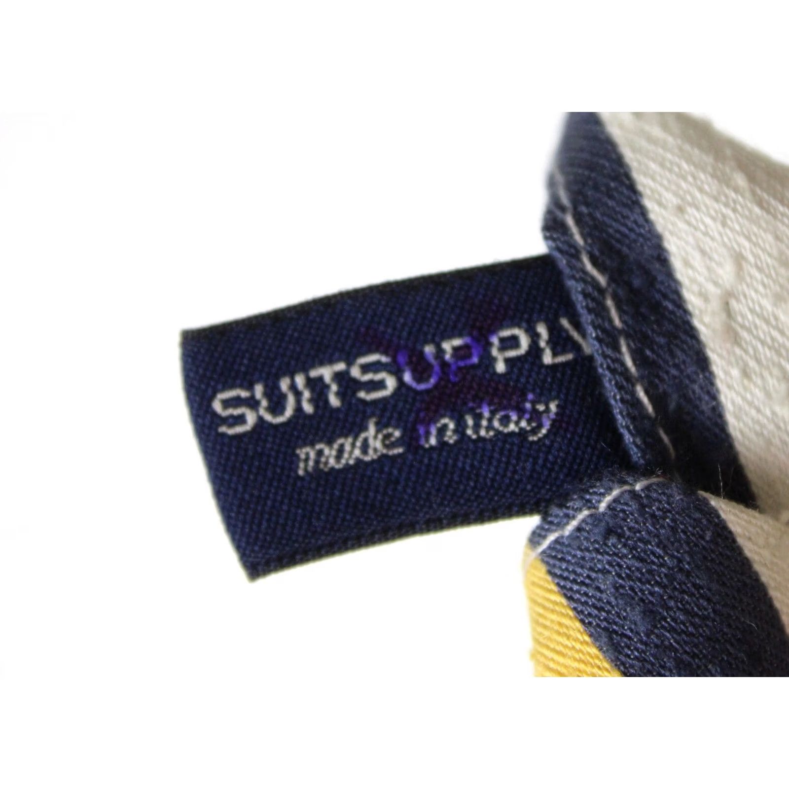 Suitsupply SUITSUPPLY Tie Men’s Silk Striped Classic Formal 147 X 8 CM Yellow Brand: Suitsupply Tie Regular Size Size ONE SIZE - 5 Thumbnail