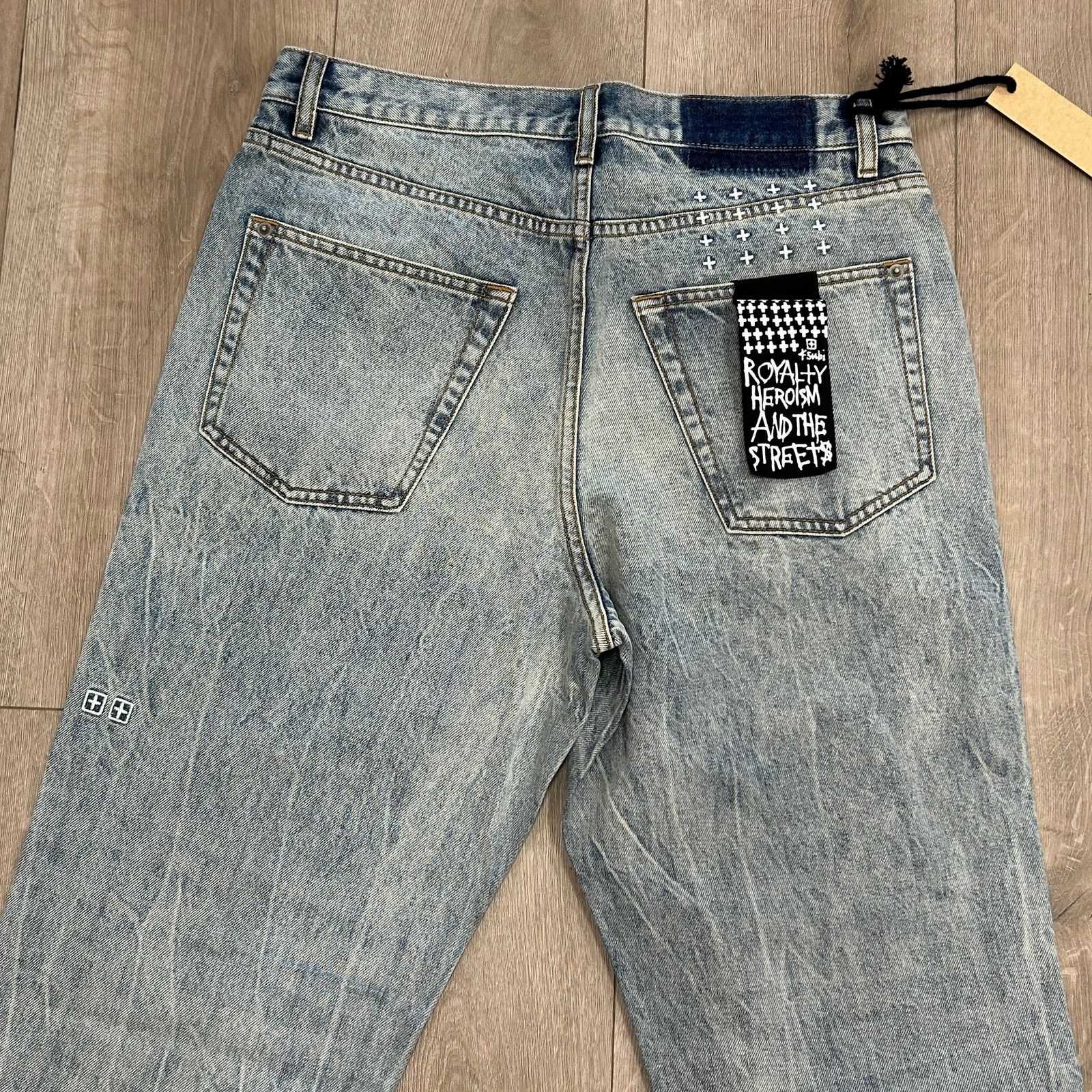 Ksubi new Ksubi Anti K Zip Leg Dynamite Relaxed Fit Jeans size 30 Size US 30 / EU 46 - 9 Thumbnail