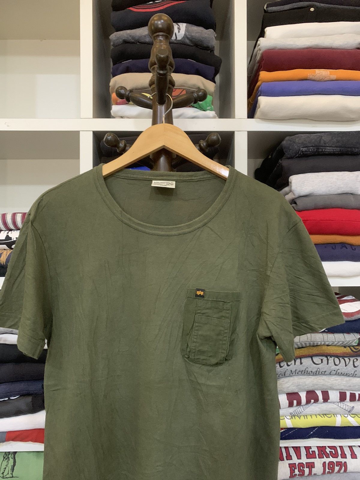 Alpha Industries × Vintage Vintage Alpha Industries Tee Size US L / EU 52-54 / 3 - 5 Thumbnail
