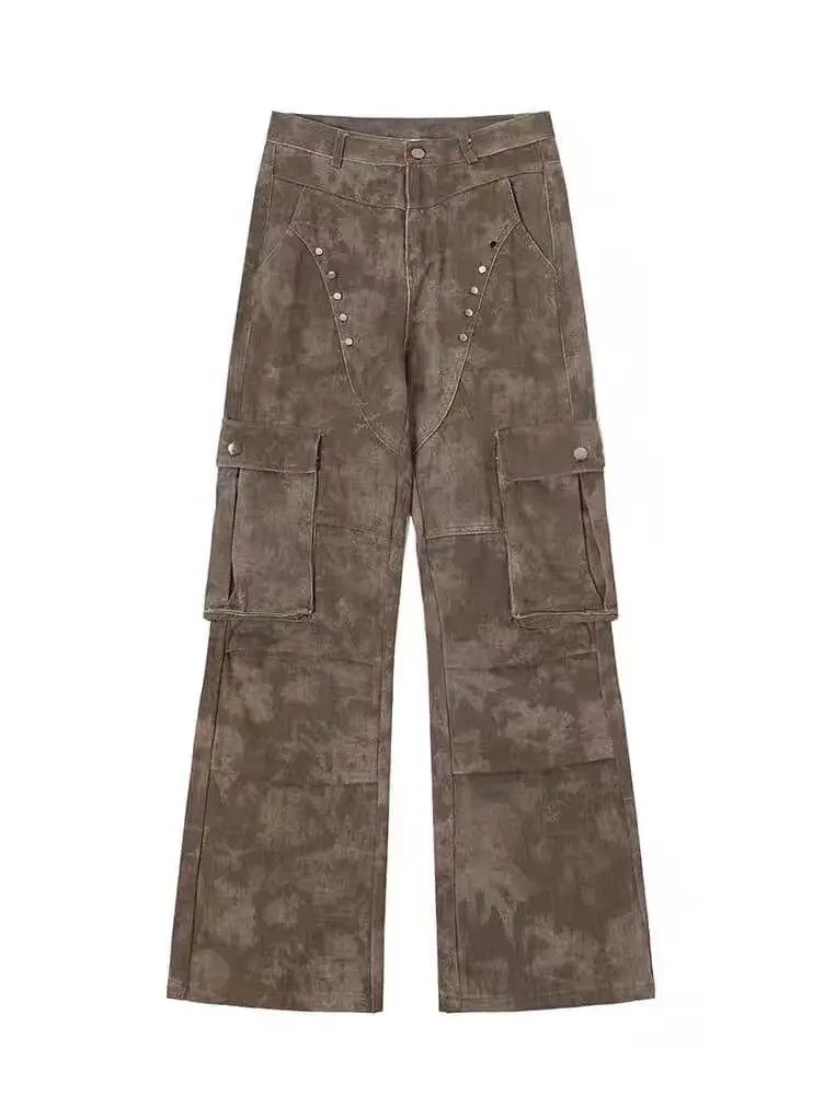Designer × Japanese Brand Scrap Y2K skateboarding hiphop practical baggy jeans Size US 32 / EU 48 - 3 Thumbnail
