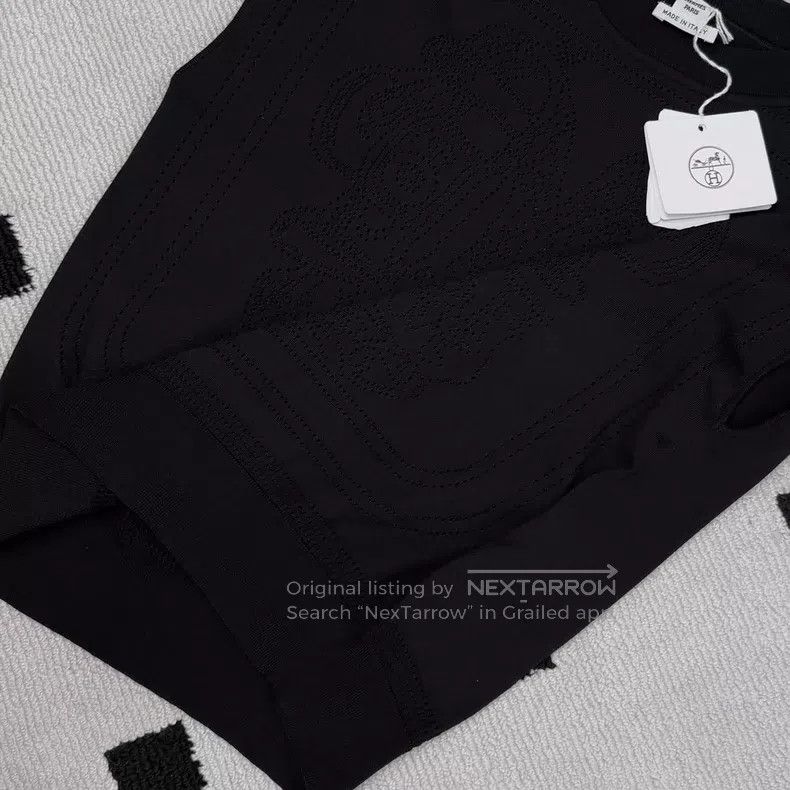 Hermes Hermes Black Round Neck Knit Vest Size XS / US 0-2 / IT 36-38 - 7 Thumbnail