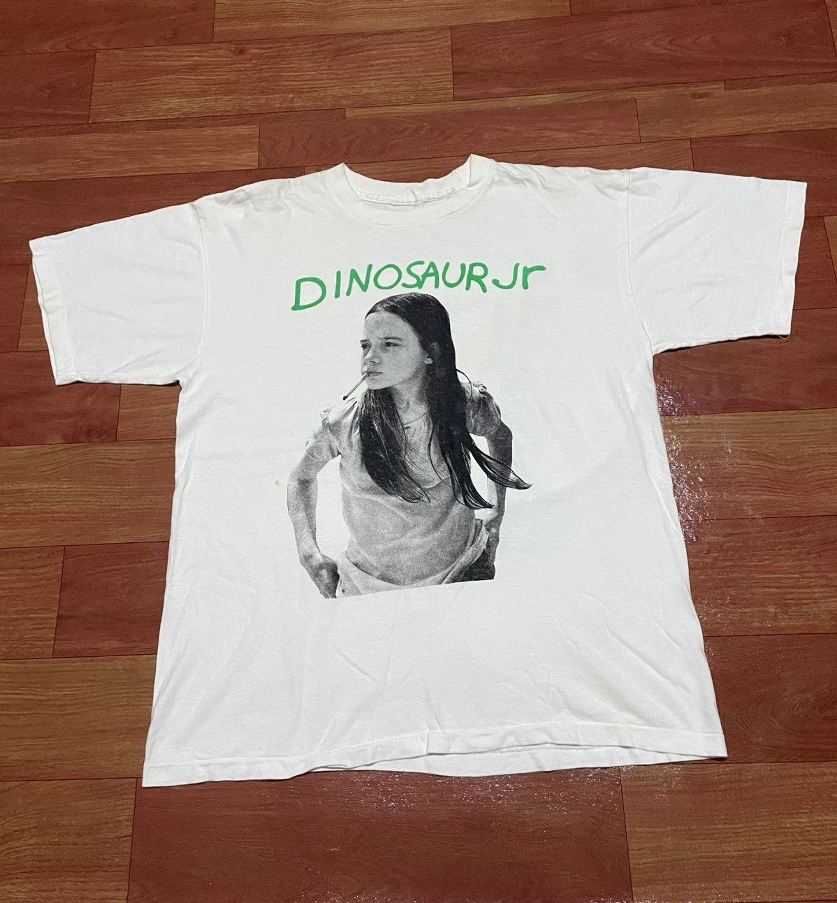 Band Tees × Vintage Vintage Twisted Christmas 1994 “ Hole Dinosour 