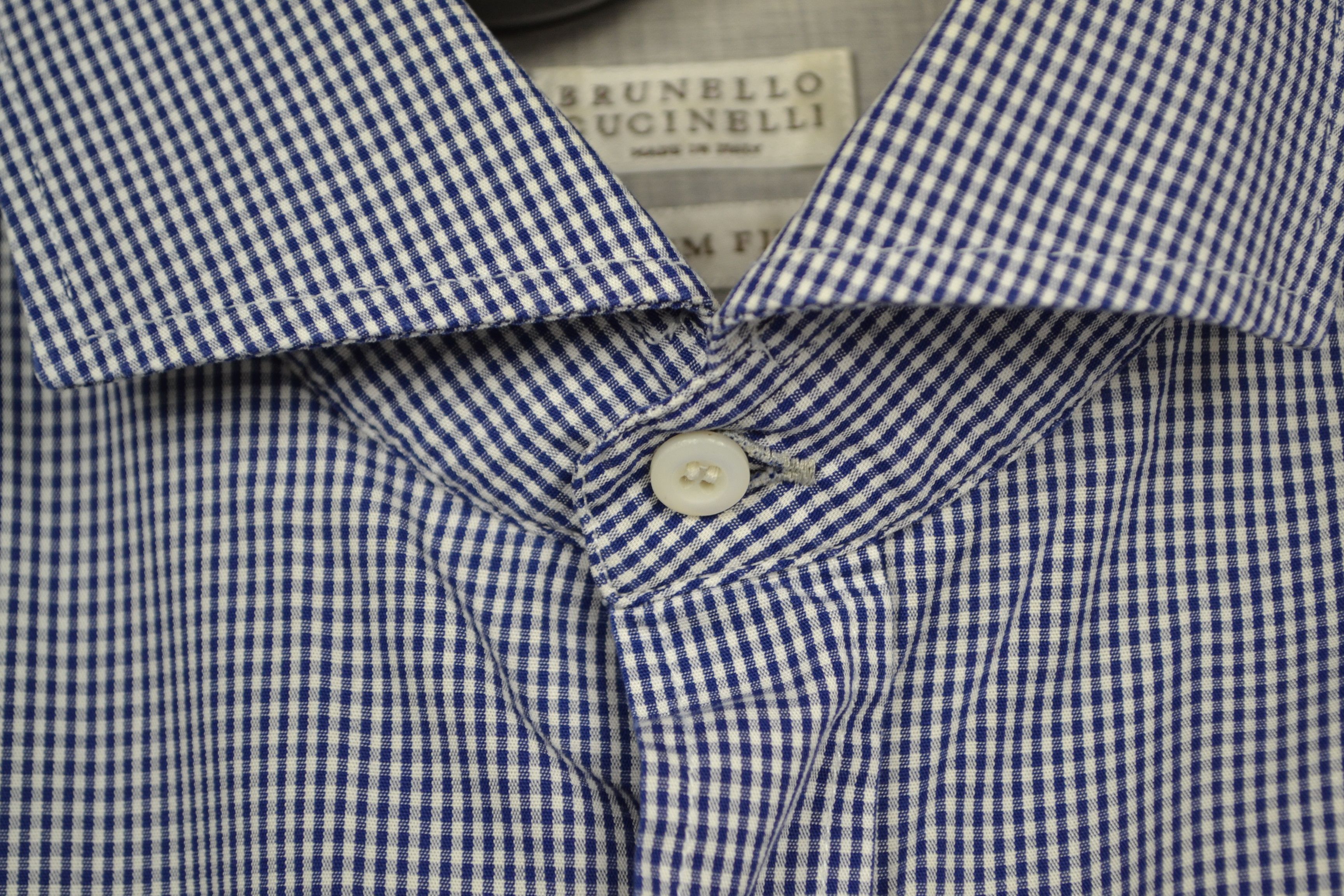 Brunello Cucinelli Brunello Cucinelli S-M size Cotton Shirt button up Size US S / EU 44-46 / 1 - 7 Thumbnail