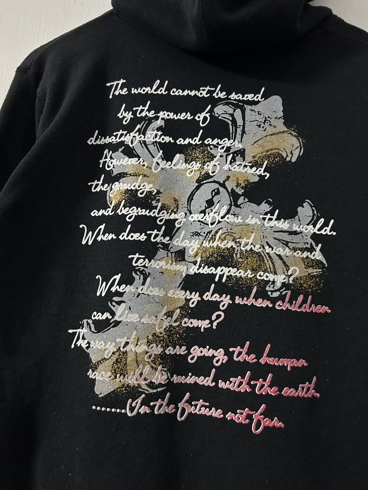 If Six Was Nine Unisex Hoodie Beaumere Cross Punk Poem Bondage Skull Design Size US M / EU 48-50 / 2 - 2 Thumbnail