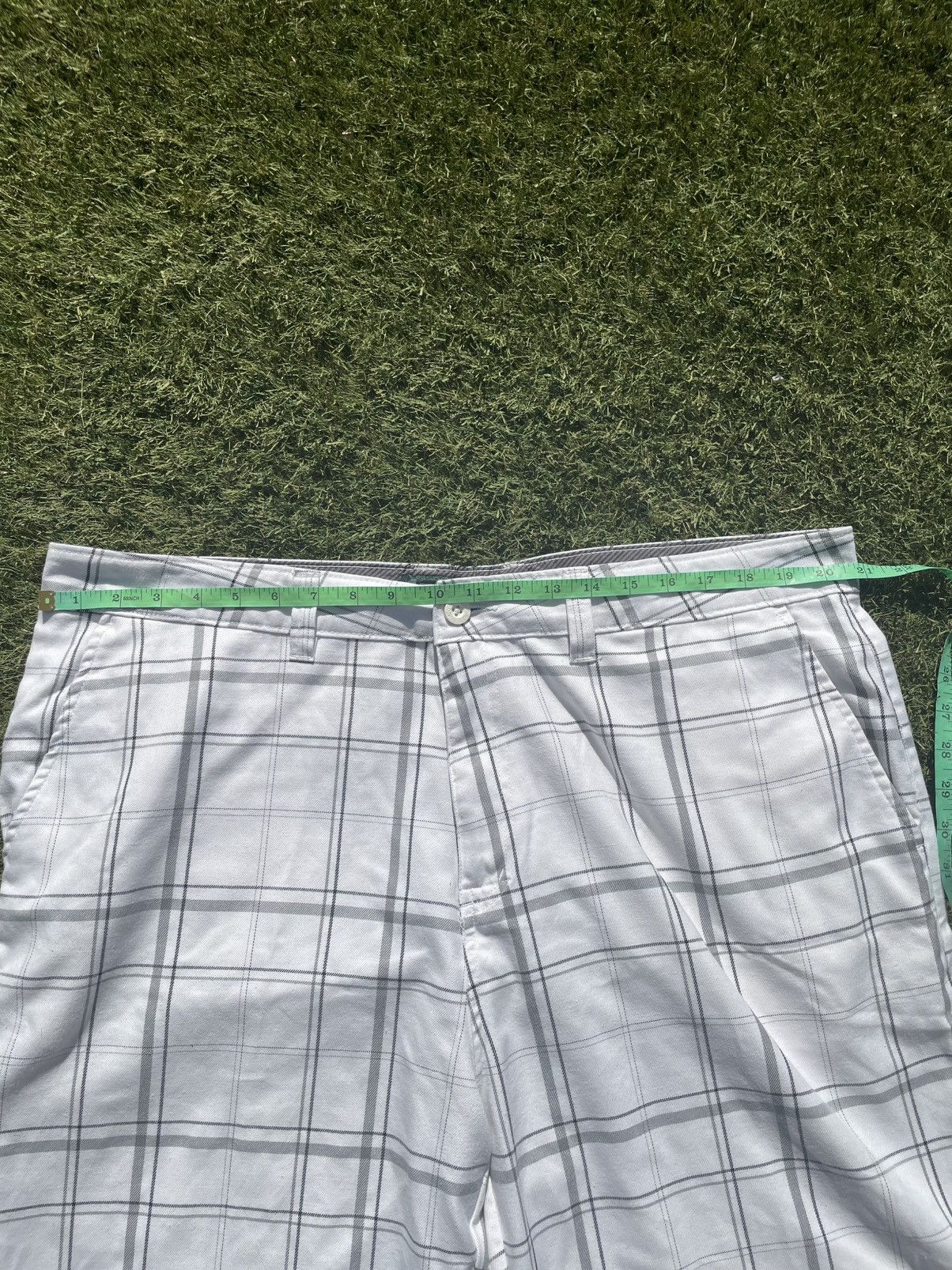 O'Neill O'Neill Warren Shorts Men's 40 Gray Plaid white Casual chino Size US 40 / EU 56 - 5 Thumbnail