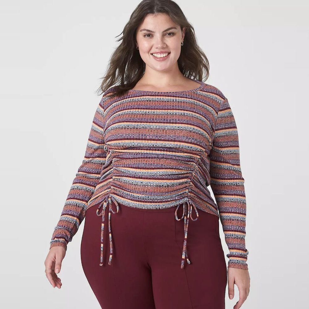 Other New Lane Bryant Fitted Adjustable Drawcord-Detail Long Slee Size 3XL / US 20-22 - 1 Thumbnail