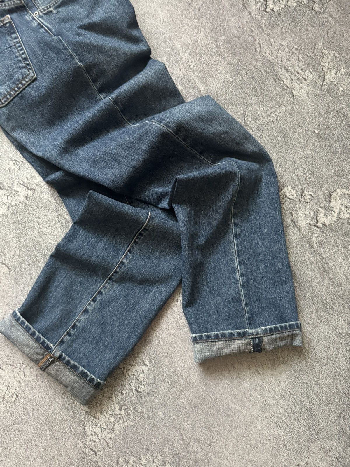 Stone Island × Vintage Stone island SI 33 denim pant trouser Jean chino 90s Size US 33 - 19 Thumbnail