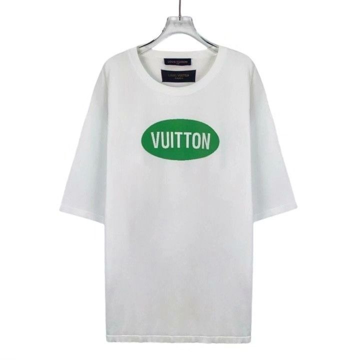 Louis Vuitton Louis Vuitton 2022 White Logo Cotton T-Shirt Size US XXL / EU 58 / 5 - 1 Thumbnail