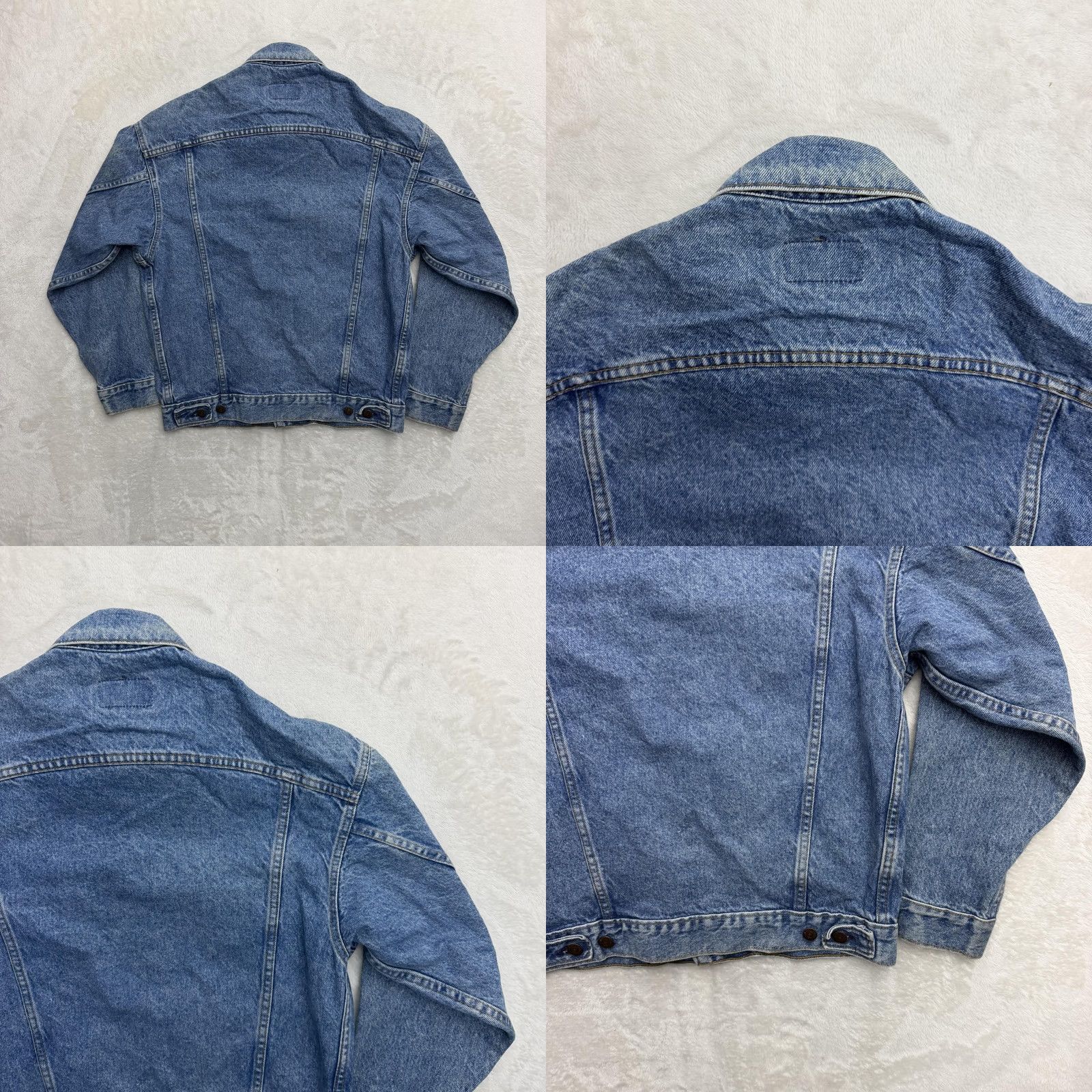 Levi's VINTAGE Levi's Jacket Mens Small Blue Denim Trucker Bomber Made USA 70507-0214 Size US S / EU 44-46 / 1 - 8 Thumbnail