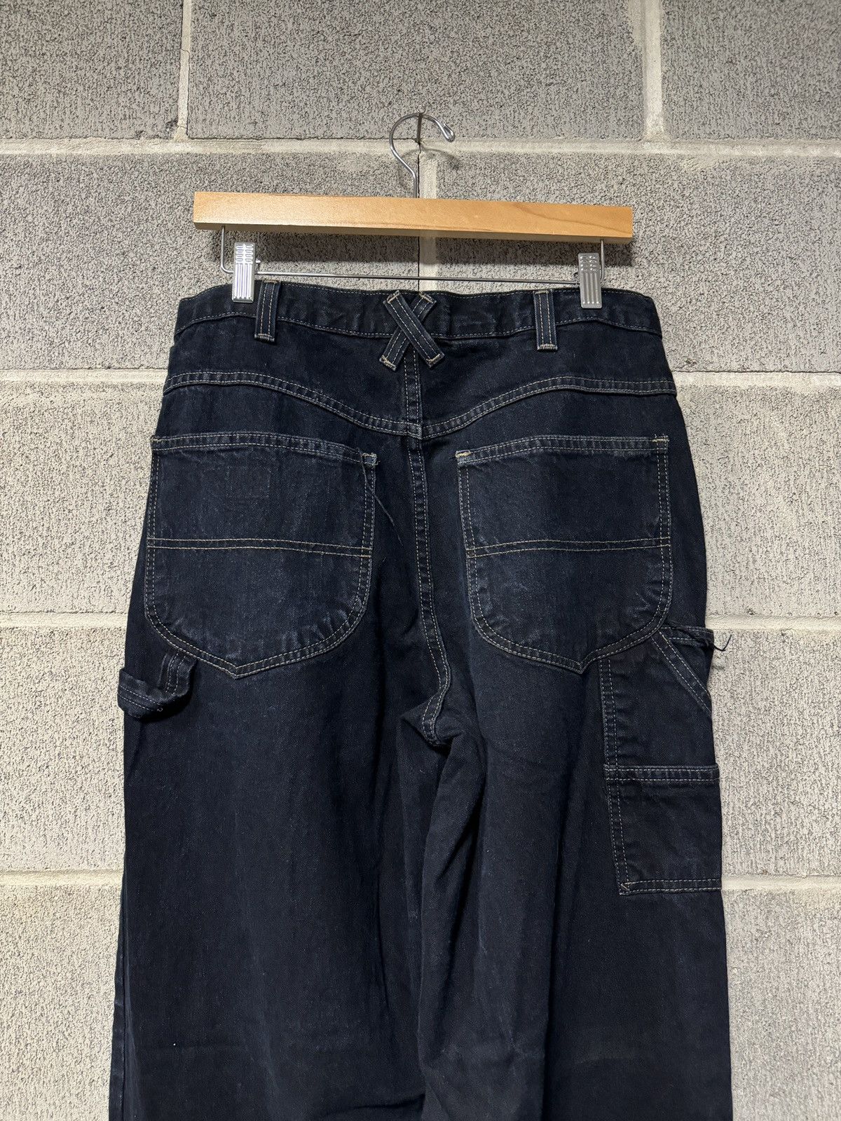 Gap Vintage Gap Dark Blue Denim Carpenter Work Jeans Size US 32 / EU 48 - 4 Thumbnail