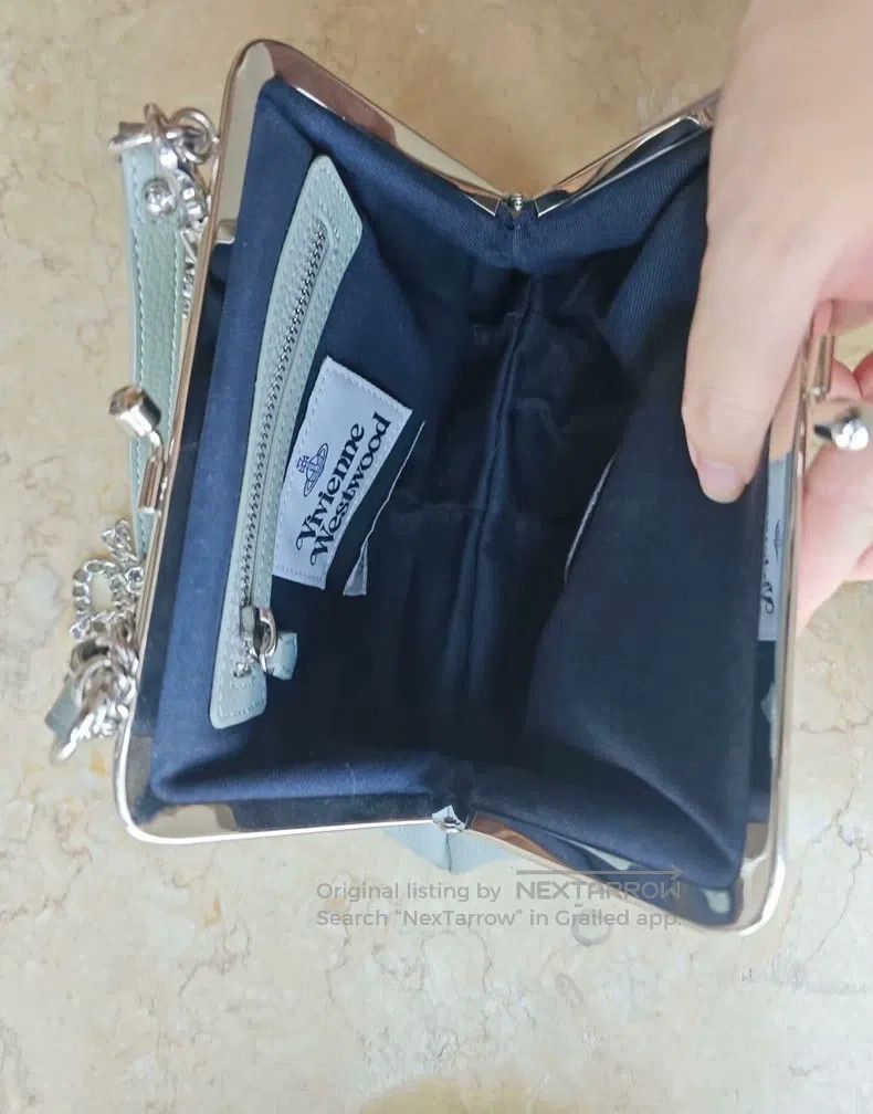 Vivienne Westwood Vivienne Westwood size os Elephant Grey Green Dumpling Bag Size ONE SIZE - 4 Thumbnail