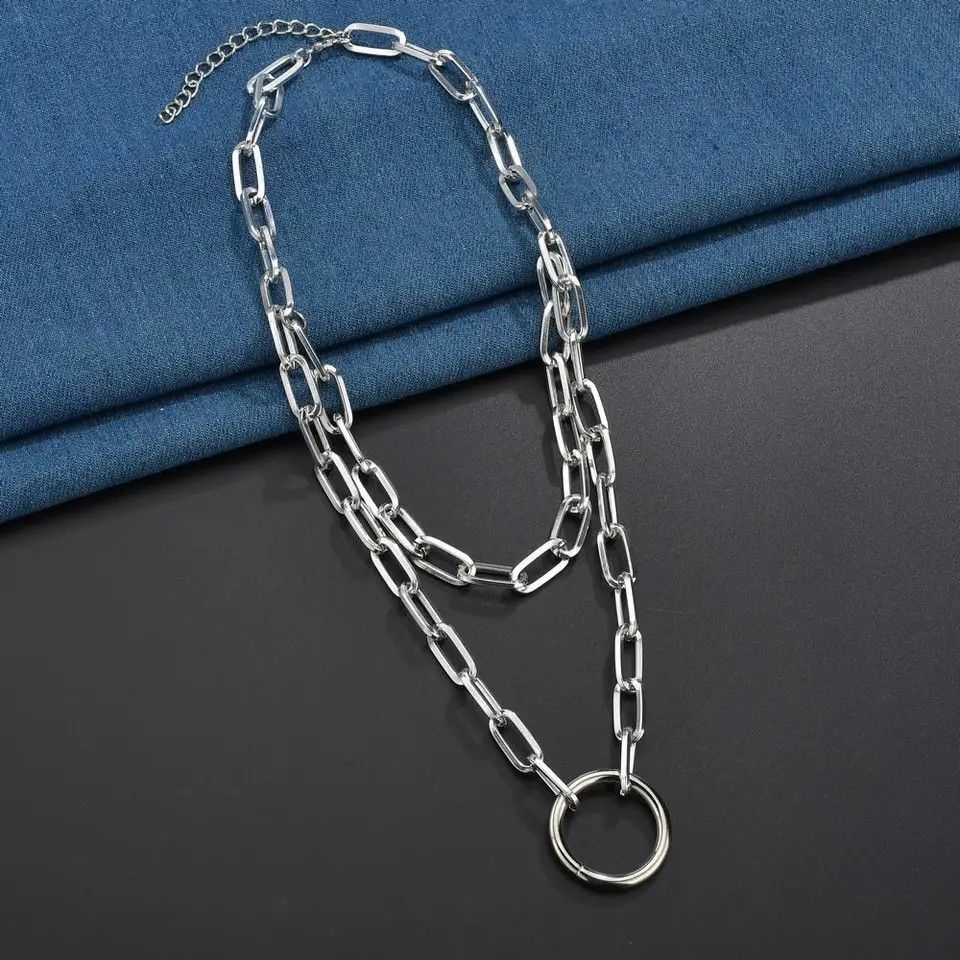 Jewelry Chain Link Ring Necklace Size ONE SIZE - 2 Thumbnail