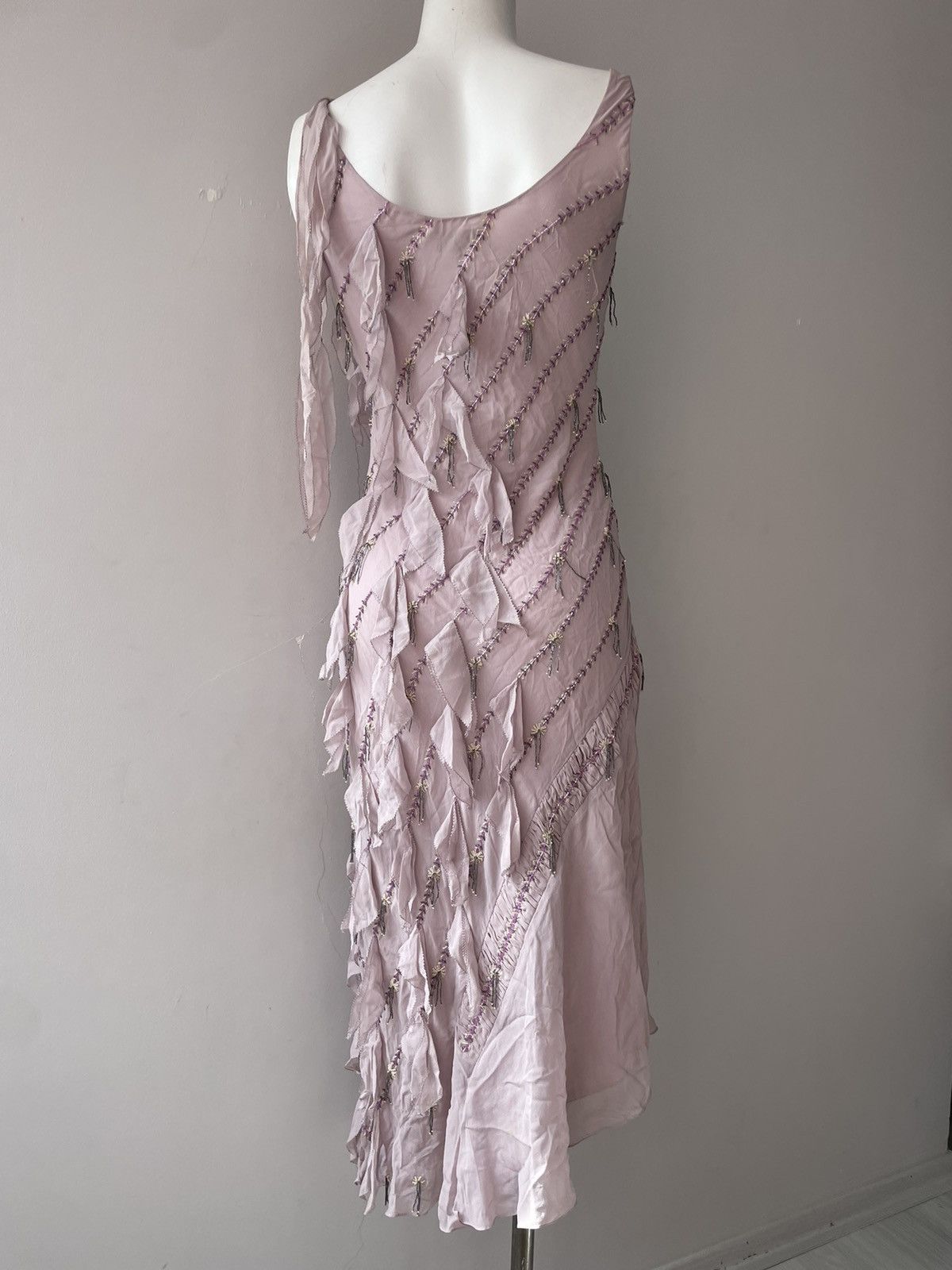 Vintage Italian silk dress Size S / US 4 / IT 40 - 17 Thumbnail