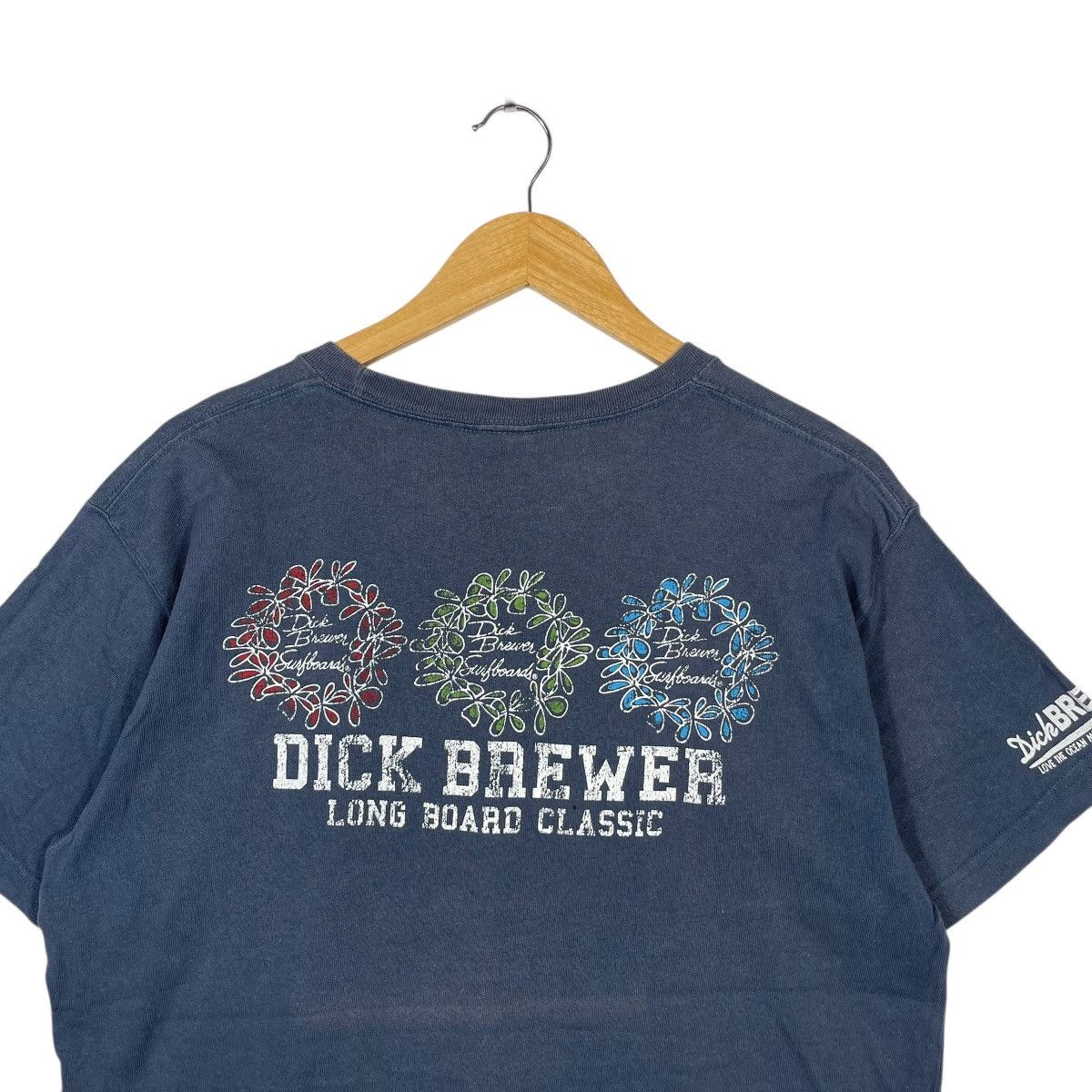 Vintage Dick Brewer Surfboards T-Shirt Vintage Style Navy Graphic Size US L / EU 52-54 / 3 - 7 Thumbnail