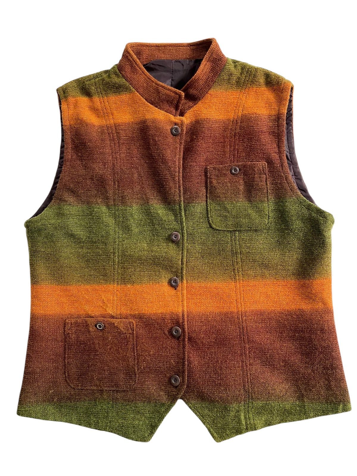 Vintage Vtg J Bar Wool Vest Jacket Size US M / EU 48-50 / 2 - 1 Thumbnail