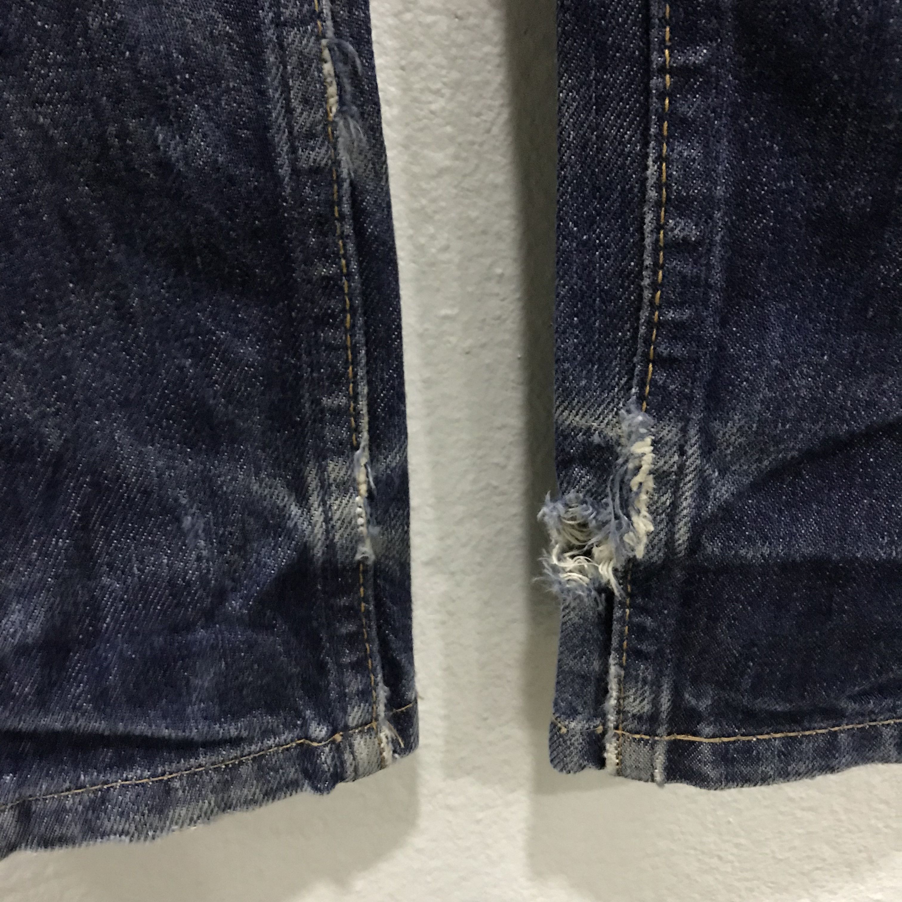 Levi's Vintage Levis 606 Slim Tapered Distressed Whiskered Faded Size US 29 - 9 Thumbnail