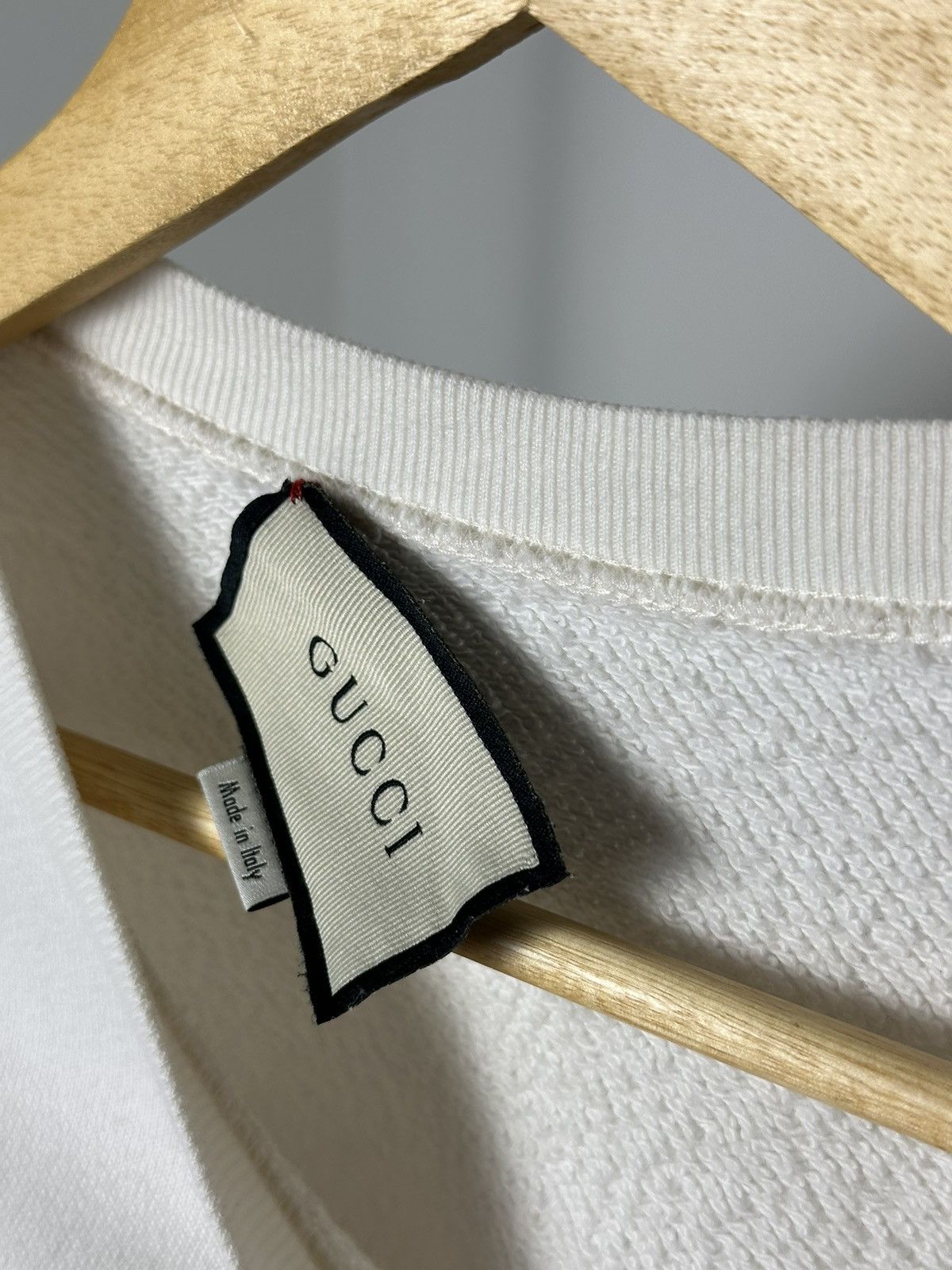 Gucci Gucci Lamb Logo White Sweatshirt Size US S / EU 44-46 / 1 - 6 Thumbnail