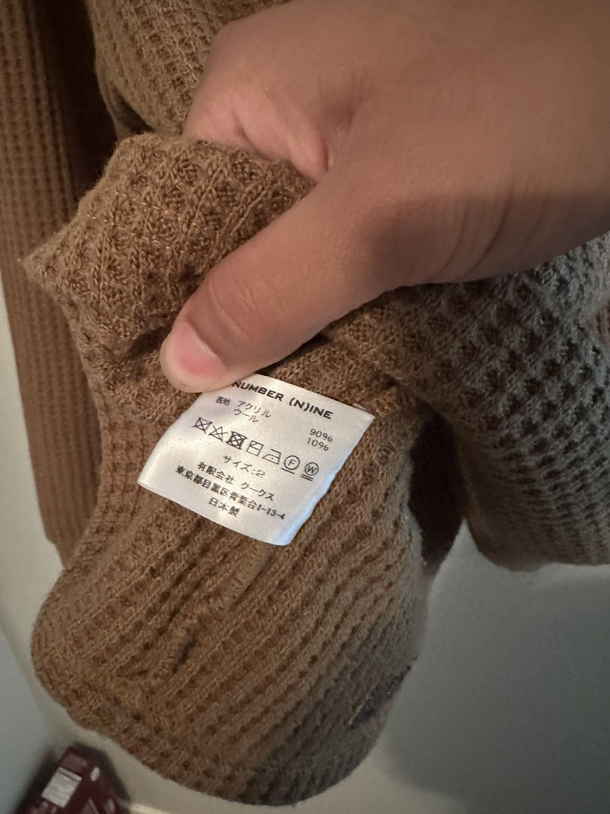Number (N)ine Number Nine Waffle Sweater Size US M / EU 48-50 / 2 - 4 Thumbnail