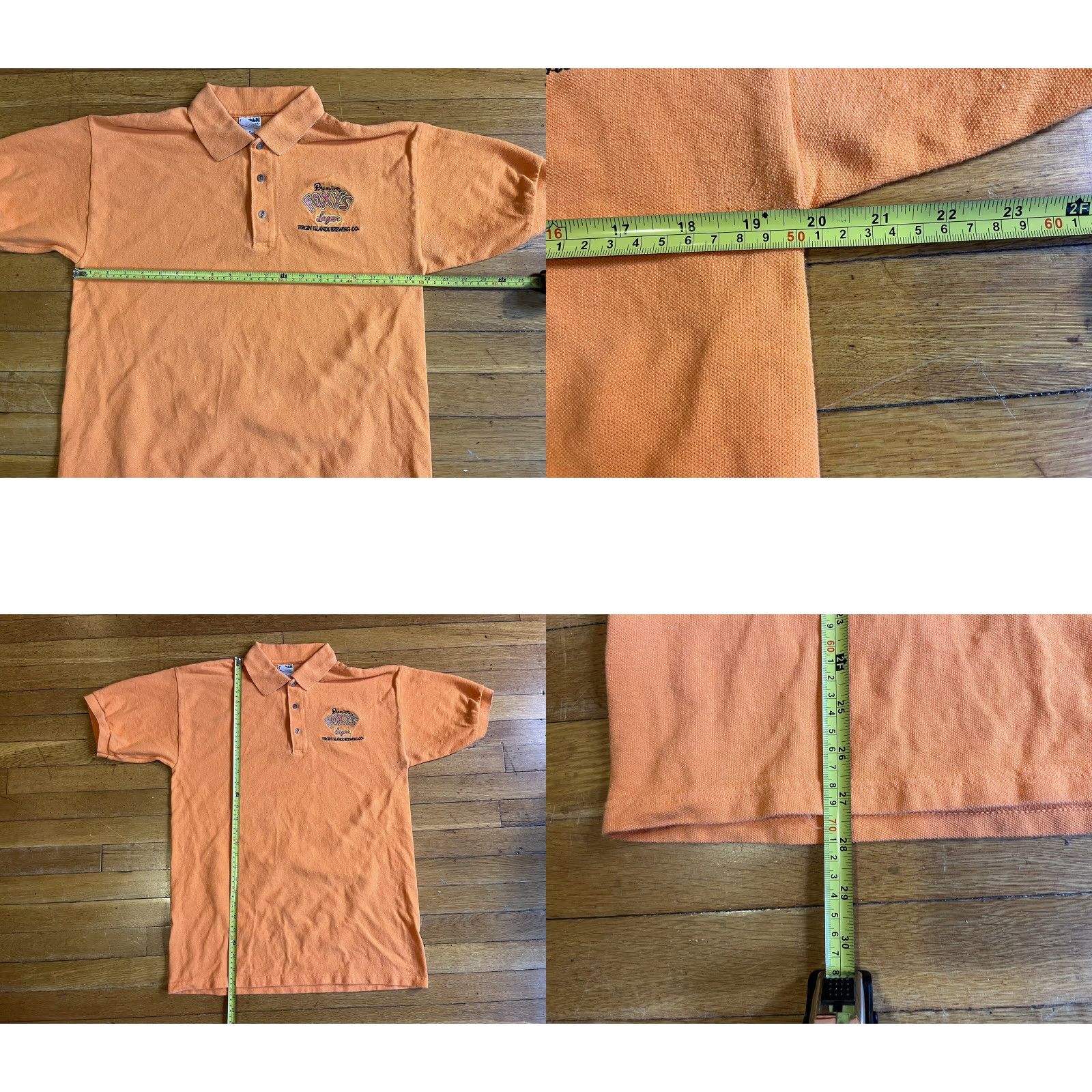 Vintage VINTAGE Premium Foxy’s Lager Polo Shirt Men's M Orange Short Sleeve 90s Retro Beer Embroidered Size US M / EU 48-50 / 2 - 8 Thumbnail