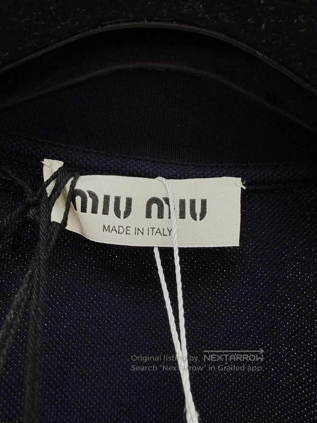 Miu Miu Miumiu New Letter Embroidery Polo Shirt. Size S / US 4 / IT 40 - 2 Thumbnail