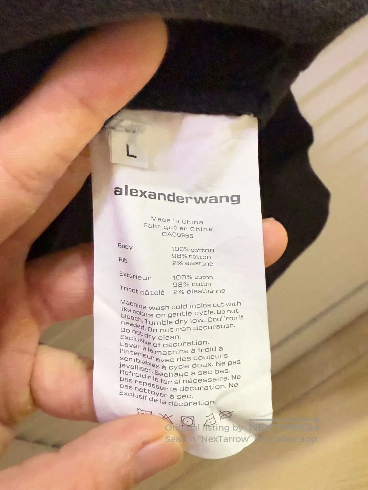 Alexander Wang Alexander Wang Distressed Gray Turtleneck Sweater. Size US L / EU 52-54 / 3 - 5 Thumbnail