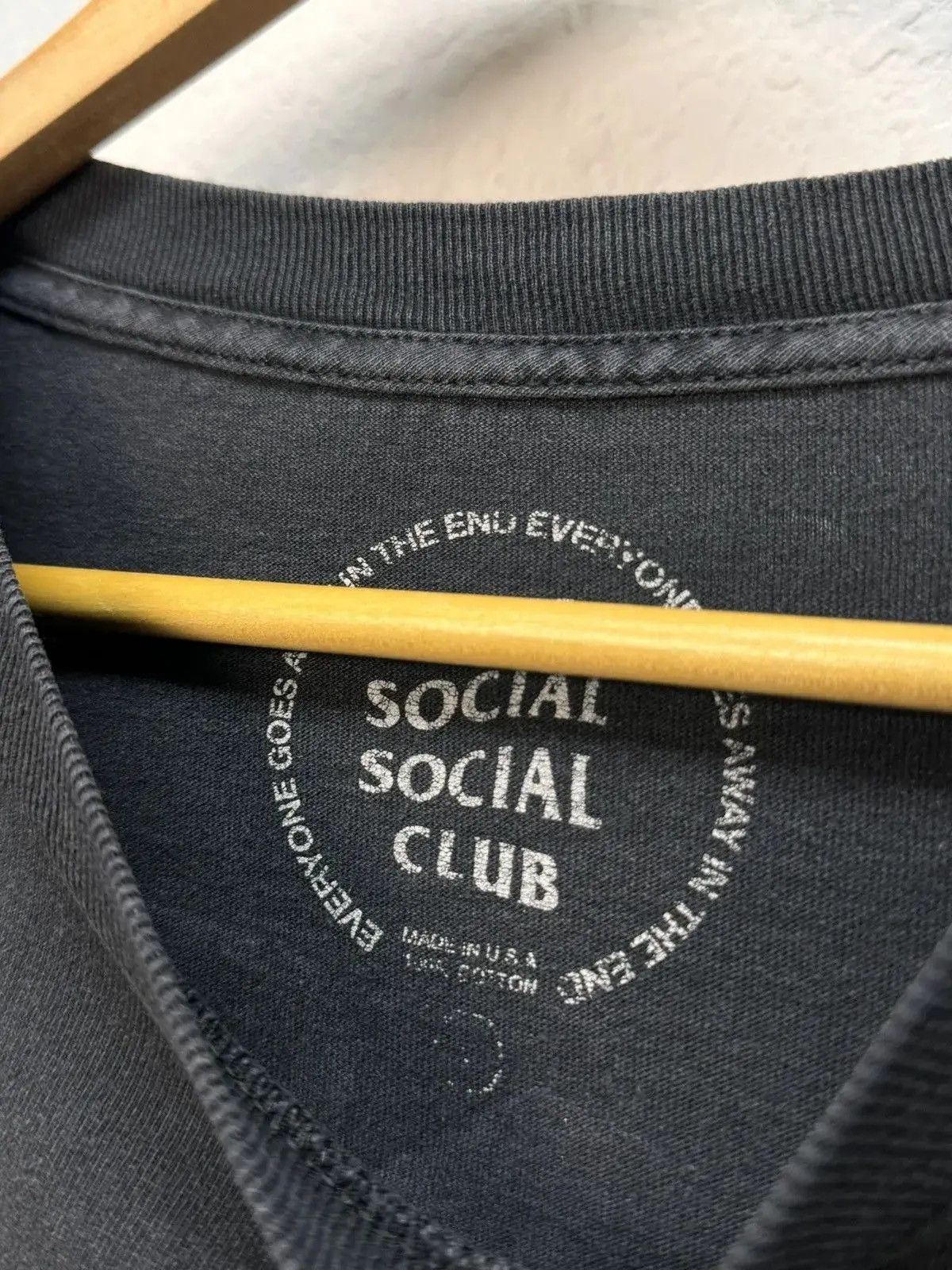 Anti Social Social Club × Japanese Brand Anti Social Social Club Tee White Vintage Y2K Size US M / EU 48-50 / 2 - 8 Thumbnail