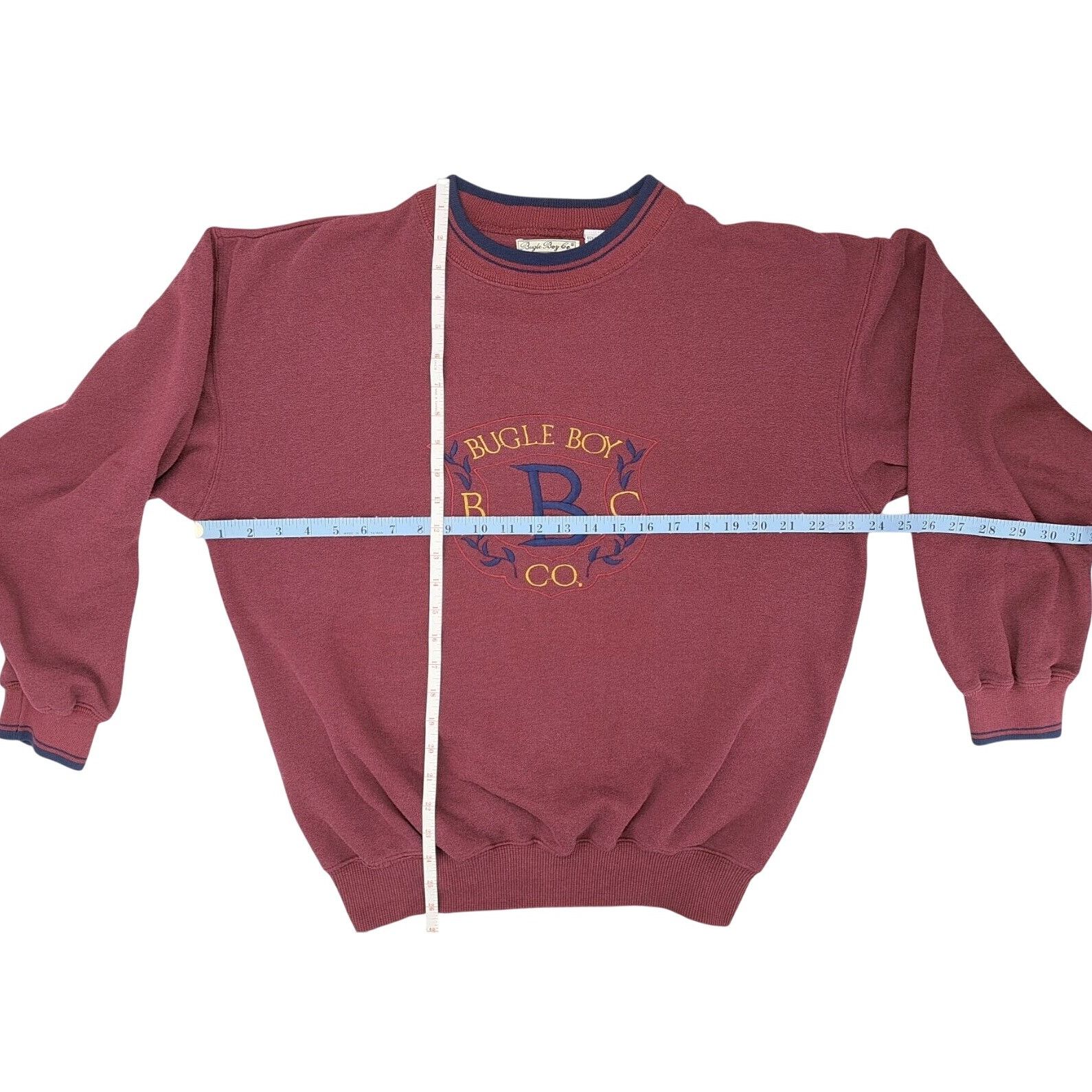 Bugle Boy Vintage Bugle Boy Sweatshirt Embroidered Blue Logo Oversized Size US M / EU 48-50 / 2 - 6 Thumbnail