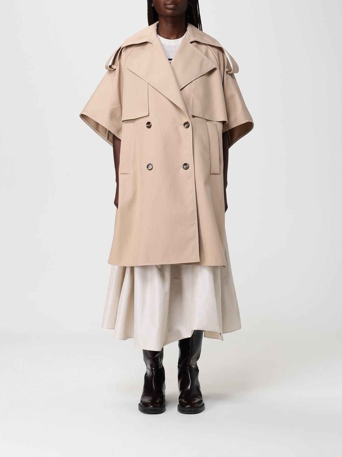 Max Mara Max Mara Jacket Woman White Size L / US 10 / IT 46 - 1 Thumbnail