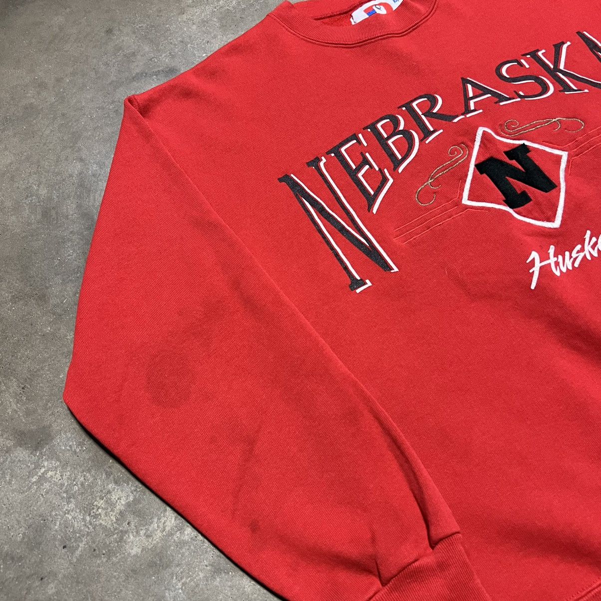 NCAA Vintage Nebraska Huskers Crewneck Sweatshirt Football 90s Size US M / EU 48-50 / 2 - 3 Thumbnail