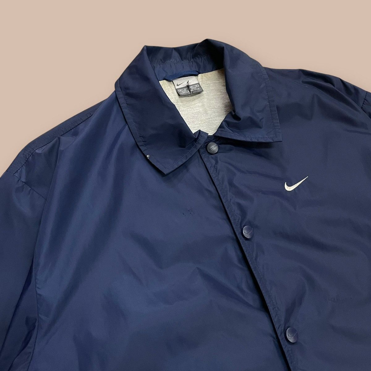 Nike OG 2000's Nike Navy Nylon Jacket Size US S / EU 44-46 / 1 - 5 Thumbnail
