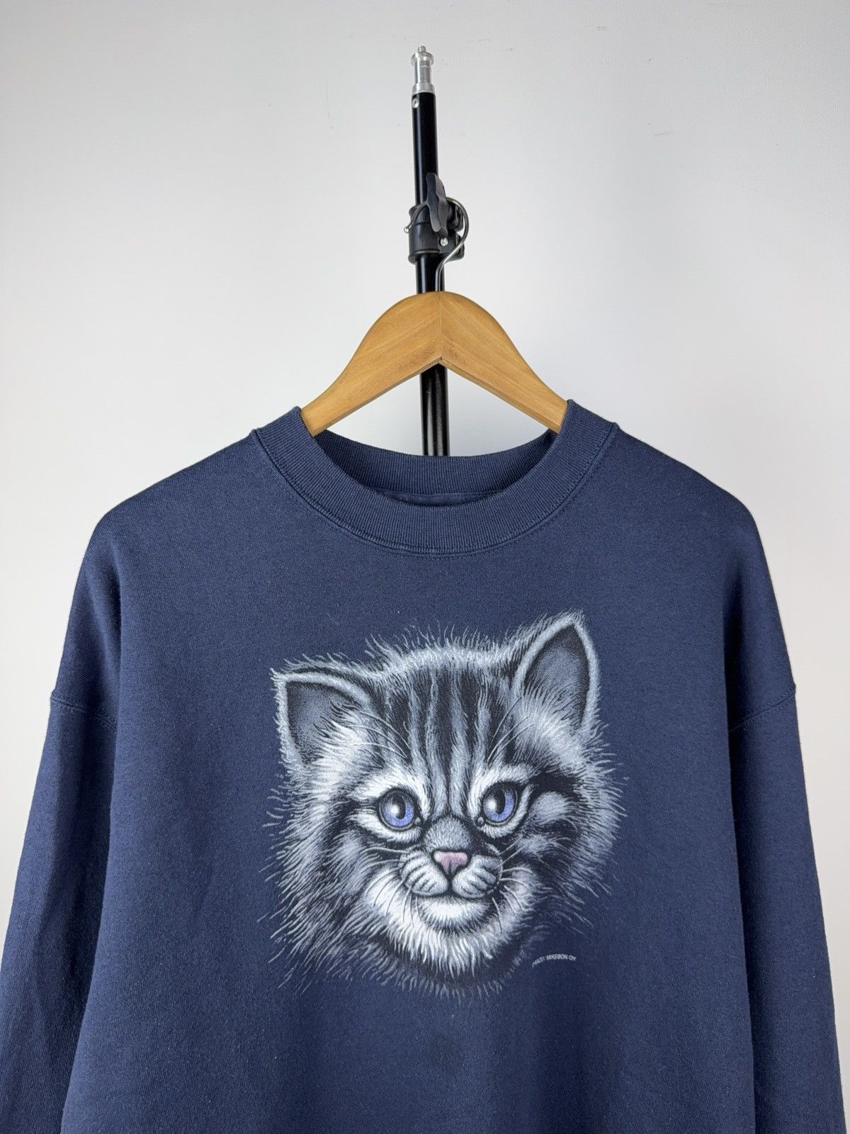 The Mountain Vintage 90s Retro Logo Japanese Animal Art Cat Sweatshirt Size US XL / EU 56 / 4 - 2 Thumbnail