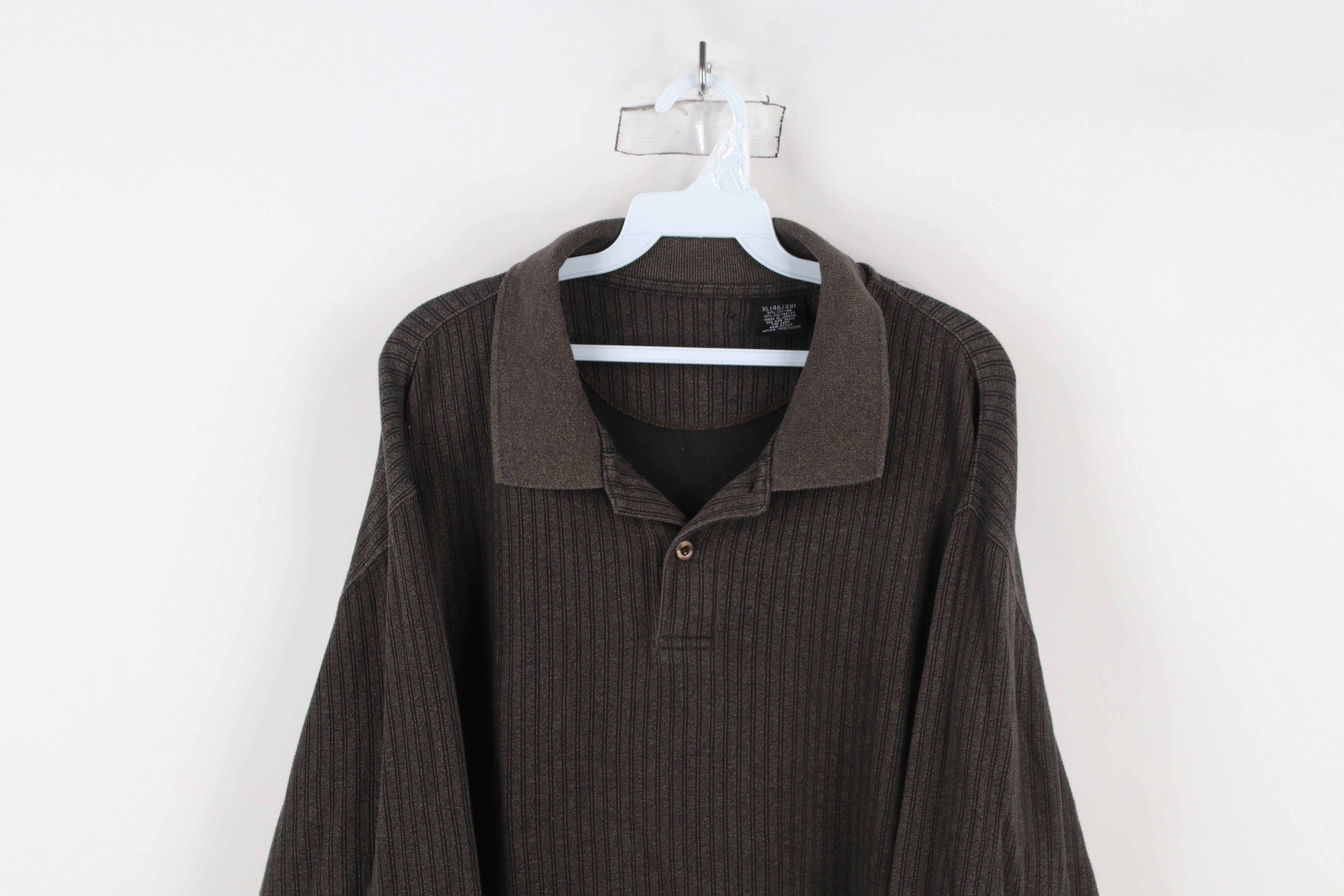 Vintage Vintage 90s Streetwear Heavyweight Long Sleeve Rugby Polo Size US XL / EU 56 / 4 - 2 Thumbnail