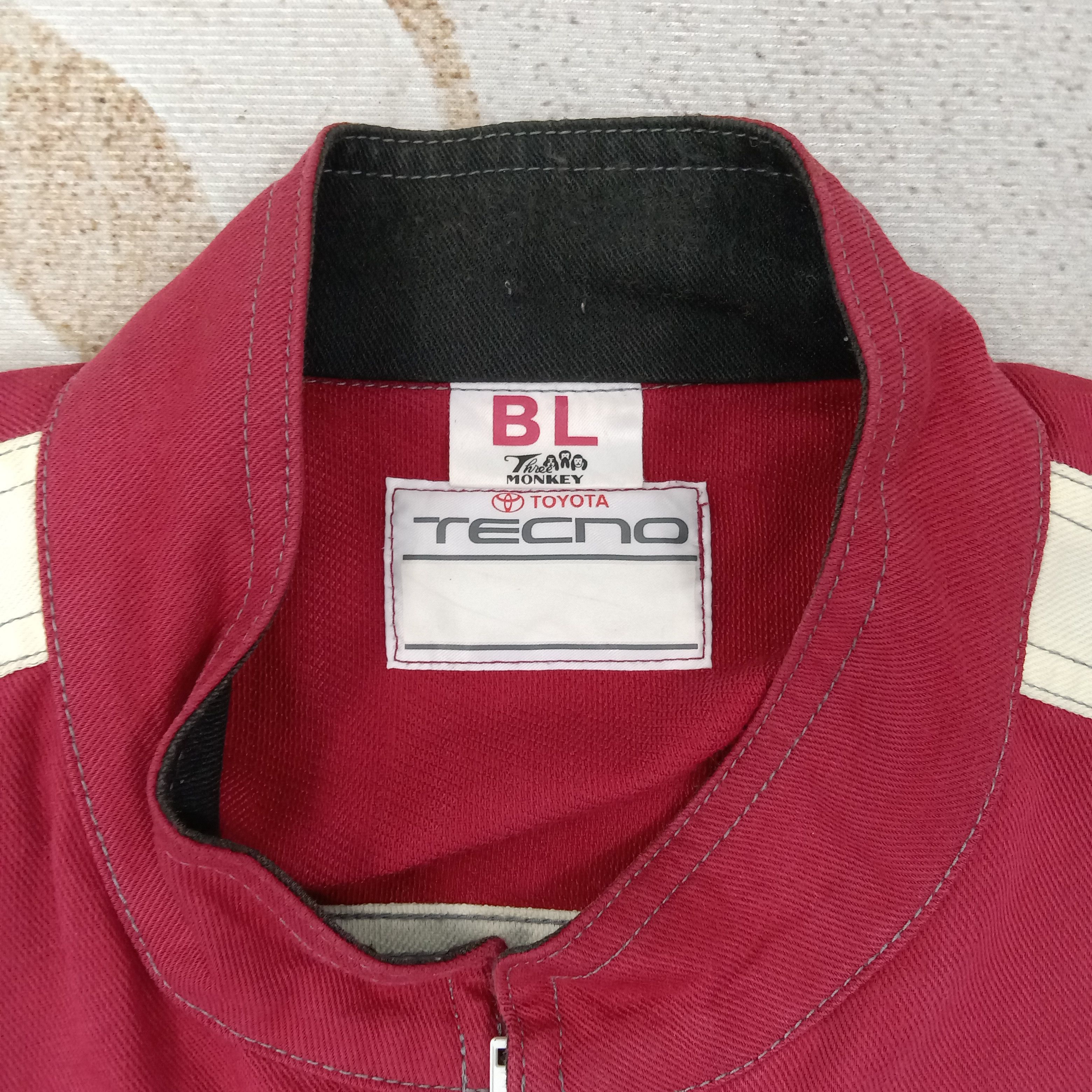 Japanese Brand Toyota Tecno Racing Team Coverall Jacket C261N28 Size US L / EU 52-54 / 3 - 8 Thumbnail