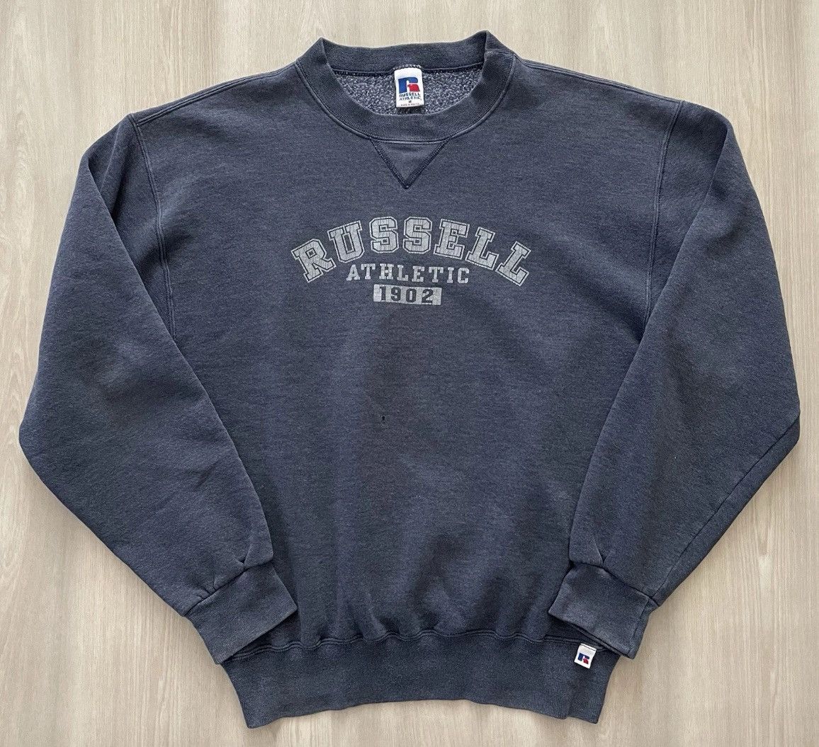 Russell Athletic Vintage 90s Russell Athletic Spellout Crewneck Sweater sz M Size US M / EU 48-50 / 2 - 1 Thumbnail