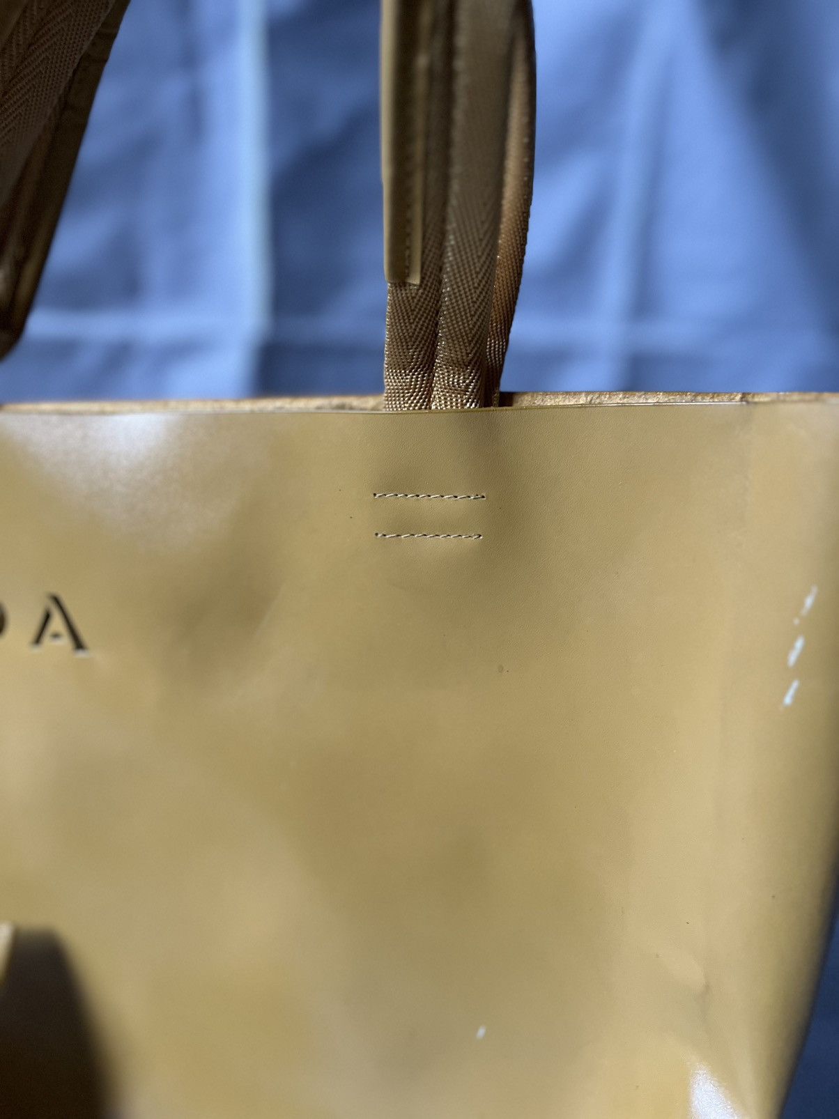 Prada Prada Beige Leather Tote Bag + Mini Bag – Italy Size ONE SIZE - 3 Thumbnail